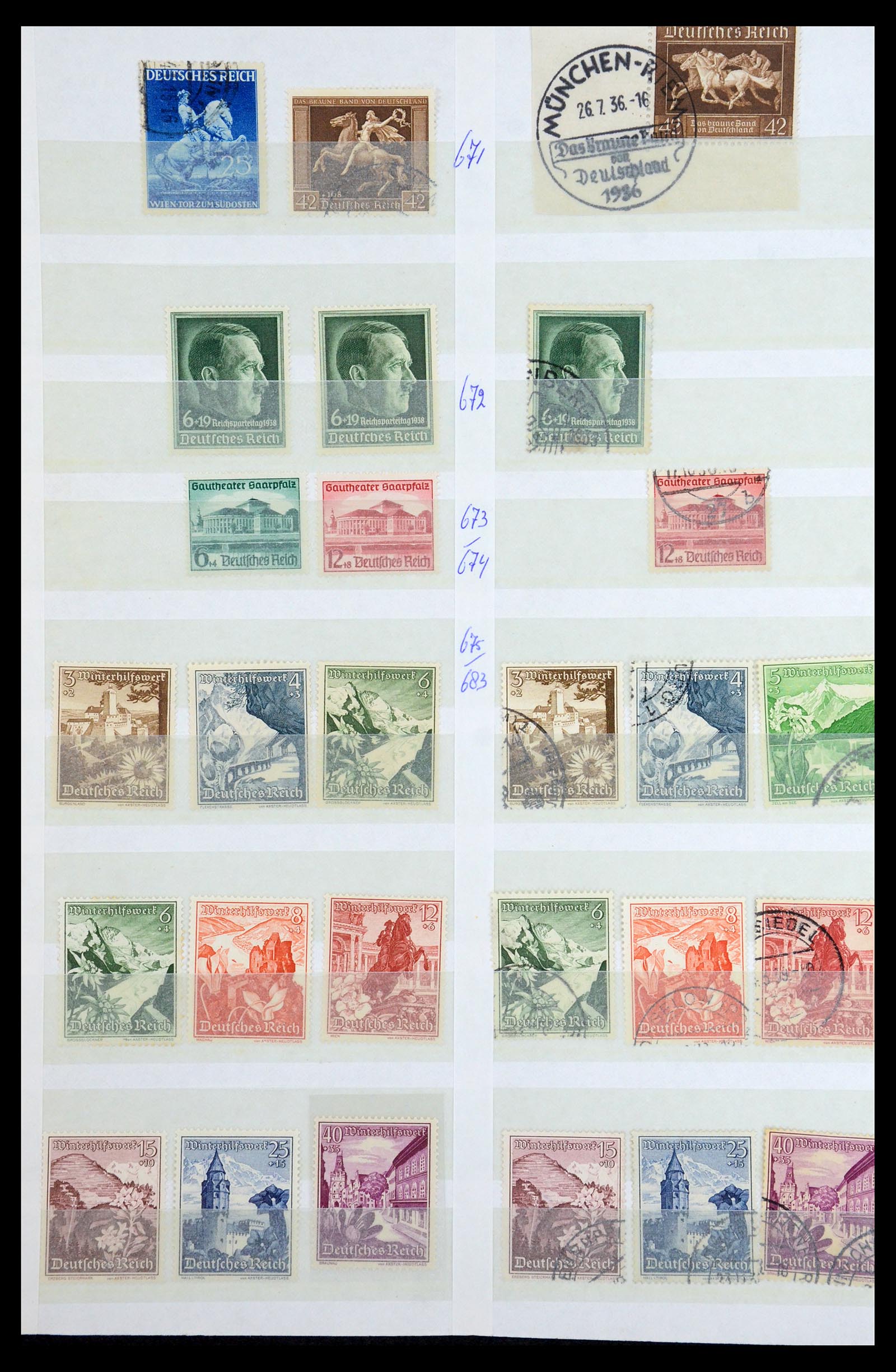 35775 044 - Postzegelverzameling 35775 Duitse Rijk 1872-1945.
