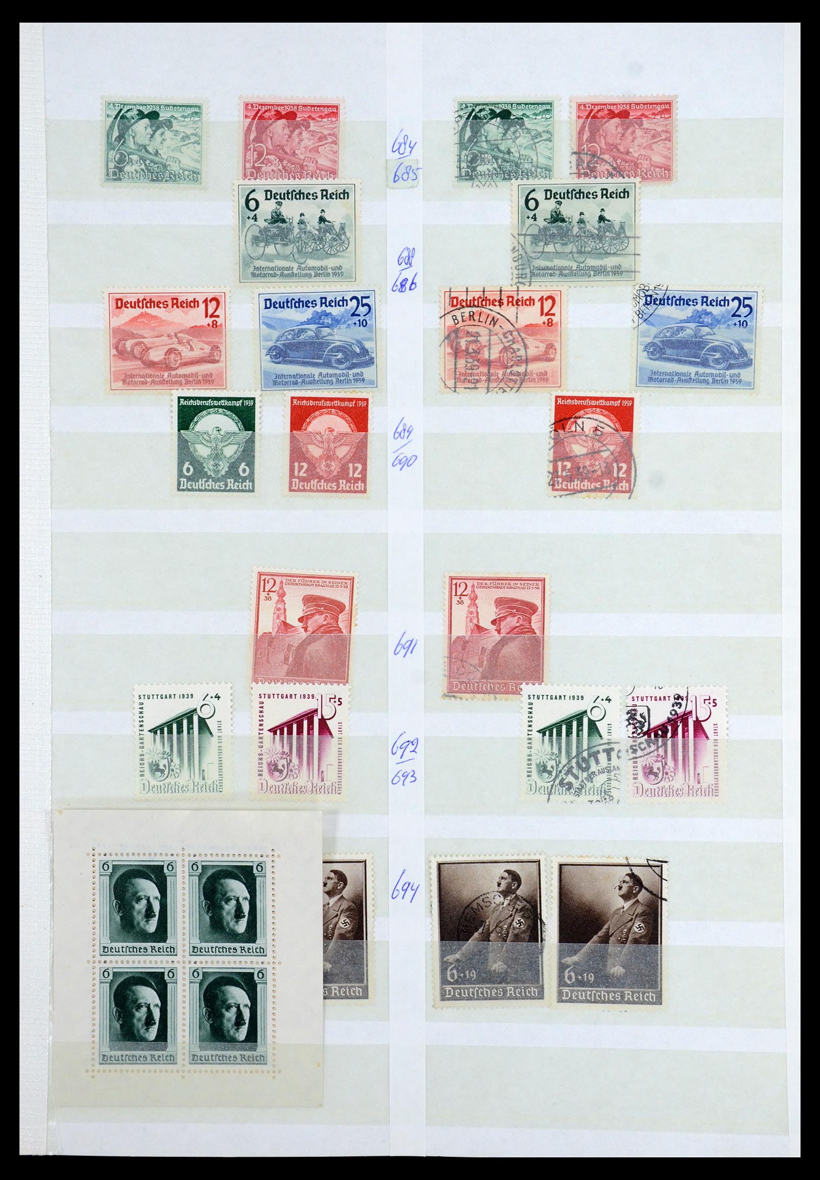 35775 045 - Postzegelverzameling 35775 Duitse Rijk 1872-1945.