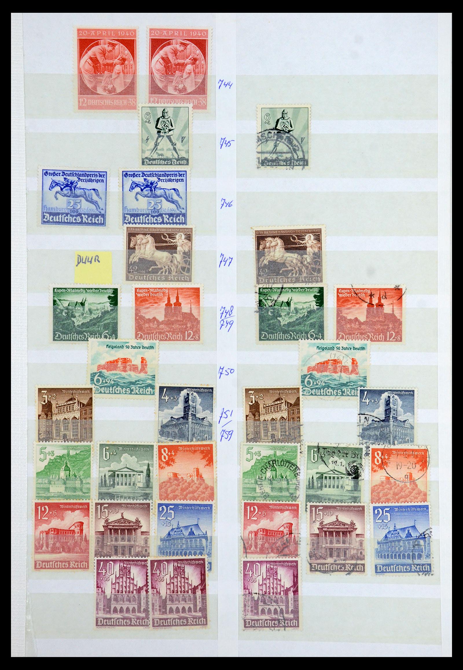 35775 049 - Postzegelverzameling 35775 Duitse Rijk 1872-1945.
