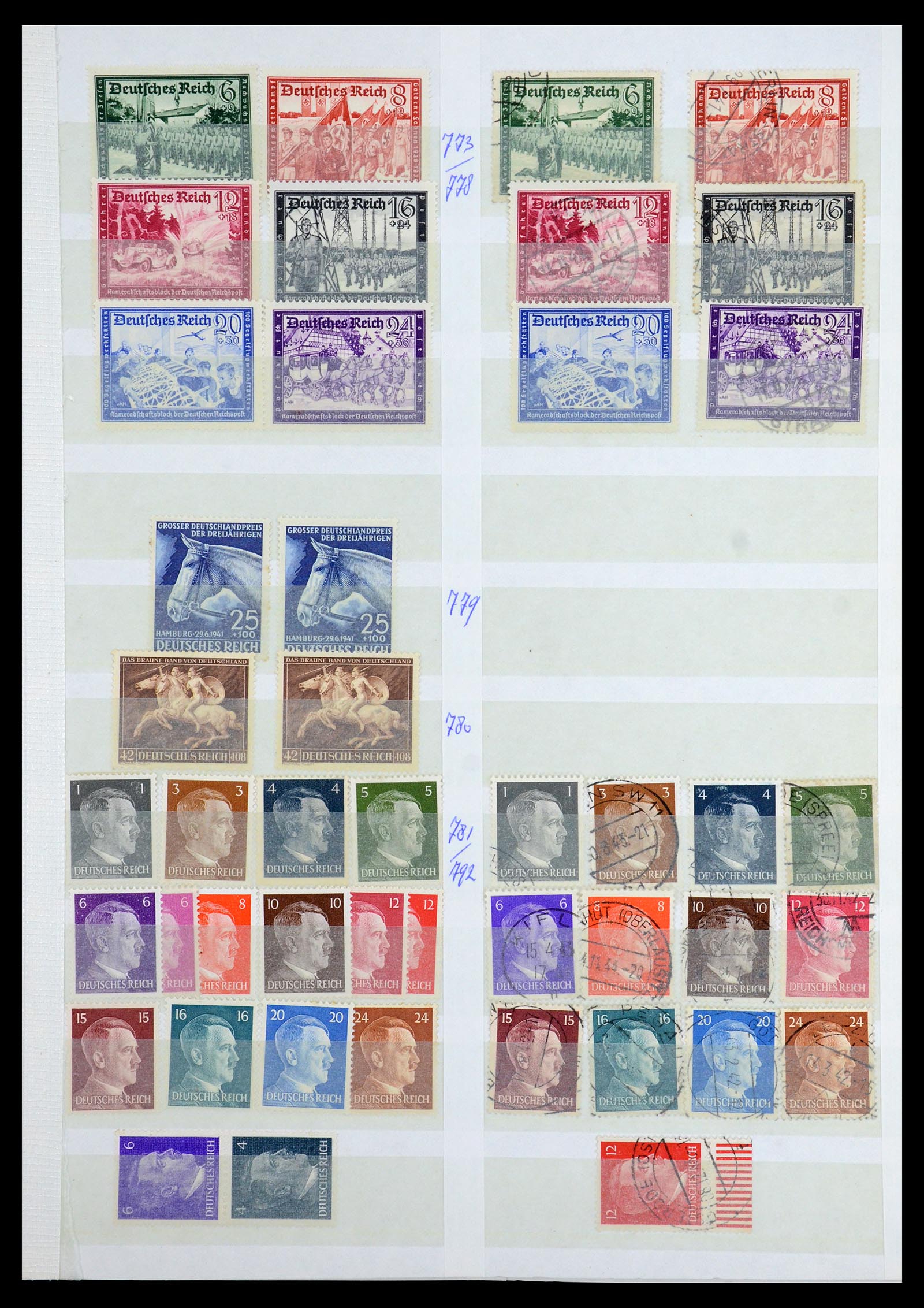 35775 051 - Postzegelverzameling 35775 Duitse Rijk 1872-1945.