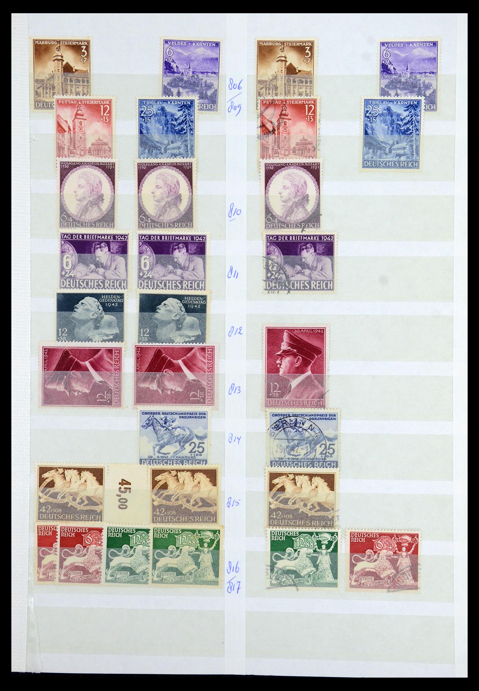 35775 053 - Postzegelverzameling 35775 Duitse Rijk 1872-1945.