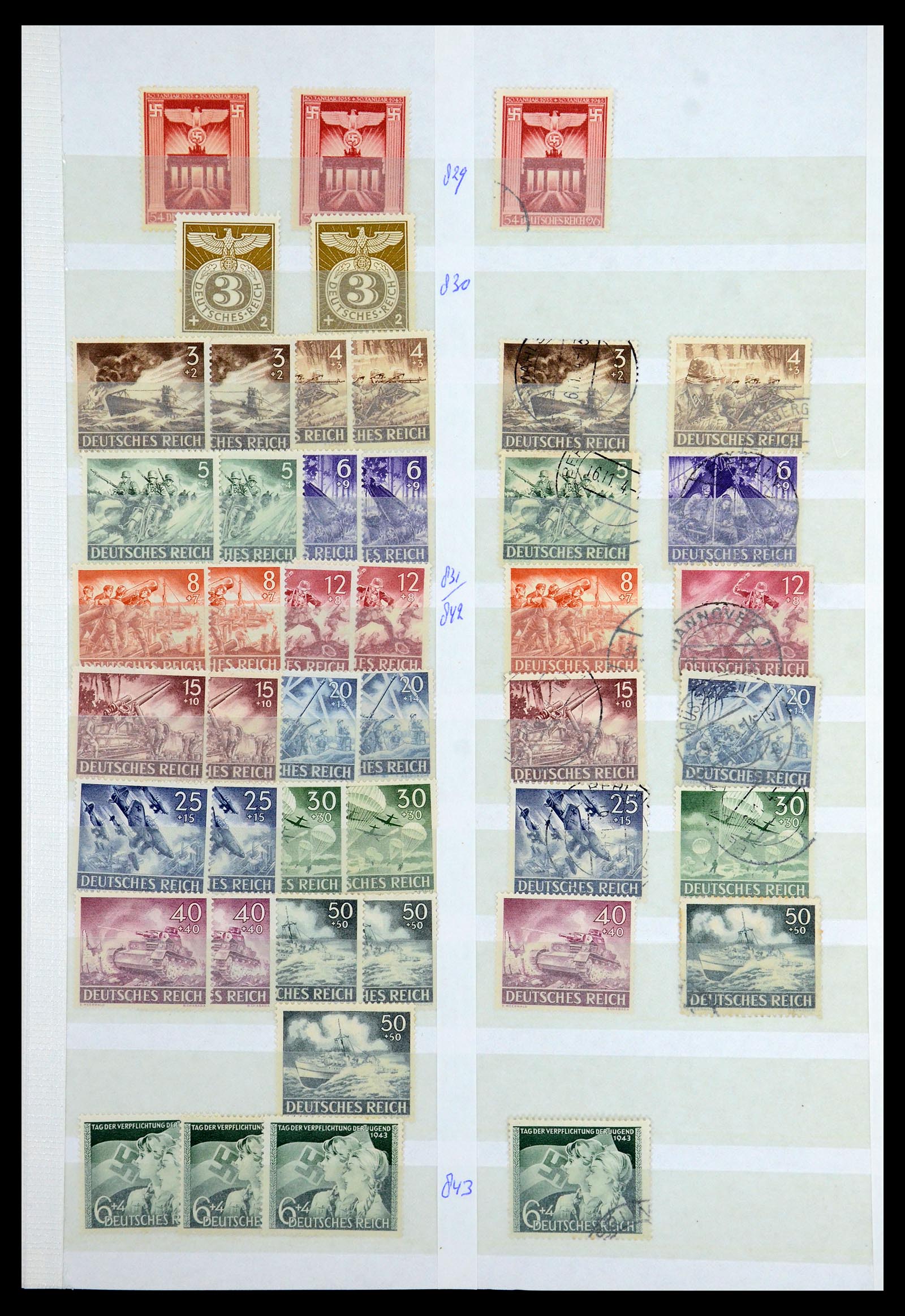 35775 055 - Postzegelverzameling 35775 Duitse Rijk 1872-1945.