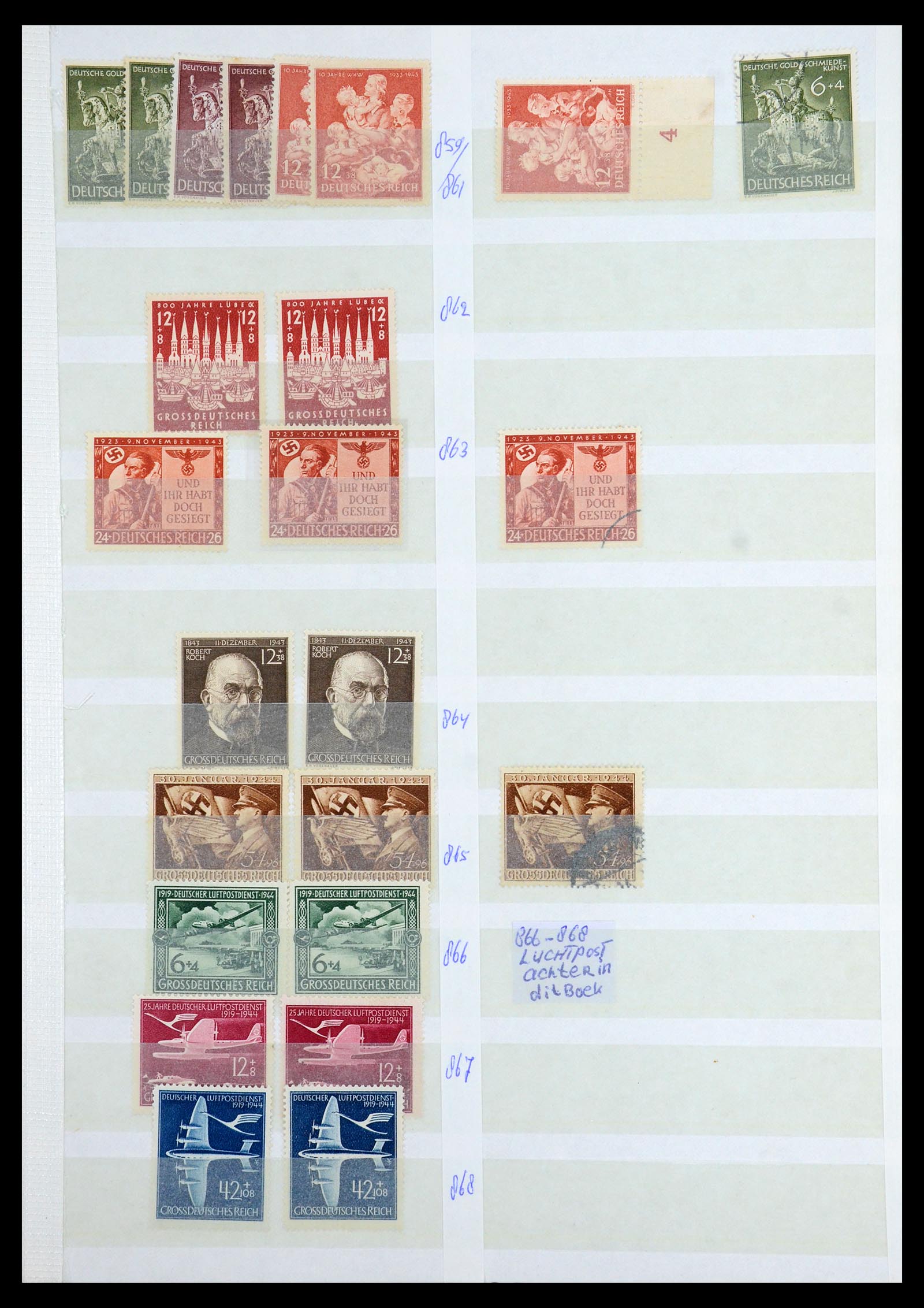 35775 057 - Postzegelverzameling 35775 Duitse Rijk 1872-1945.
