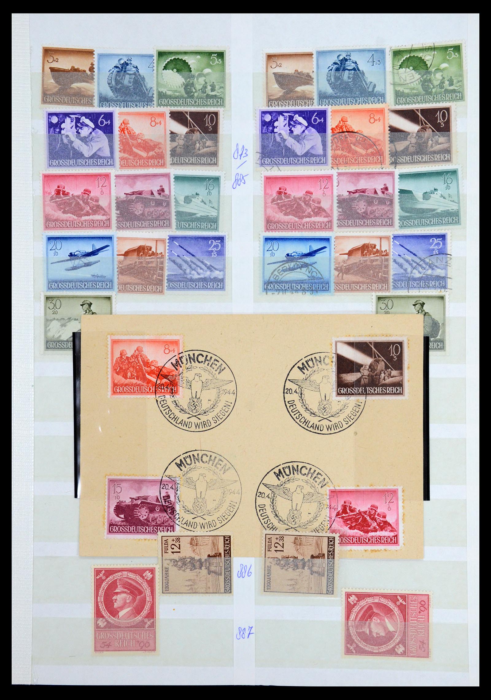 35775 059 - Postzegelverzameling 35775 Duitse Rijk 1872-1945.