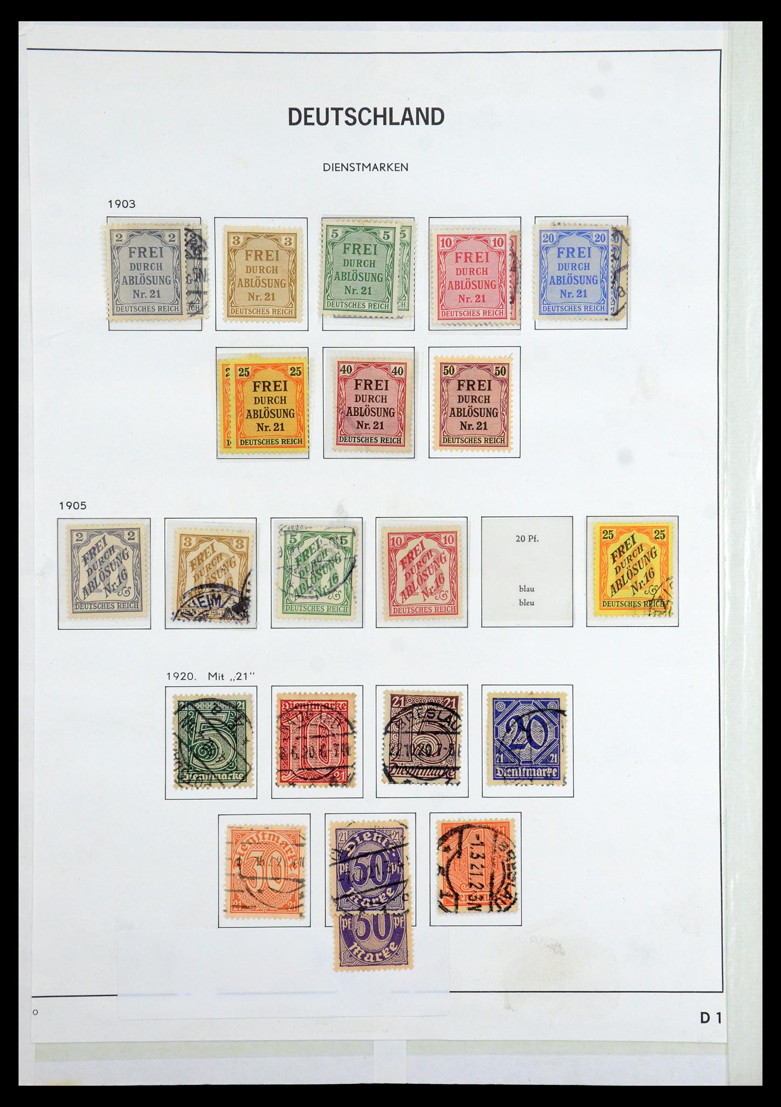 35775 067 - Postzegelverzameling 35775 Duitse Rijk 1872-1945.