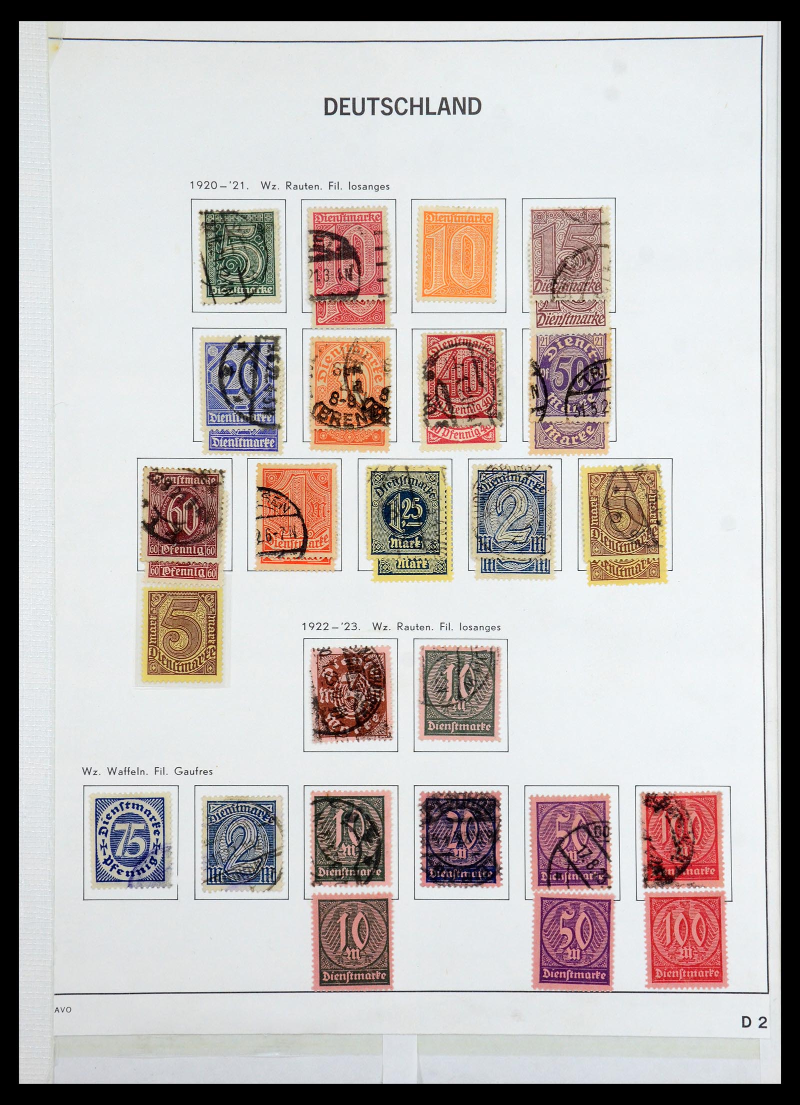 35775 068 - Postzegelverzameling 35775 Duitse Rijk 1872-1945.