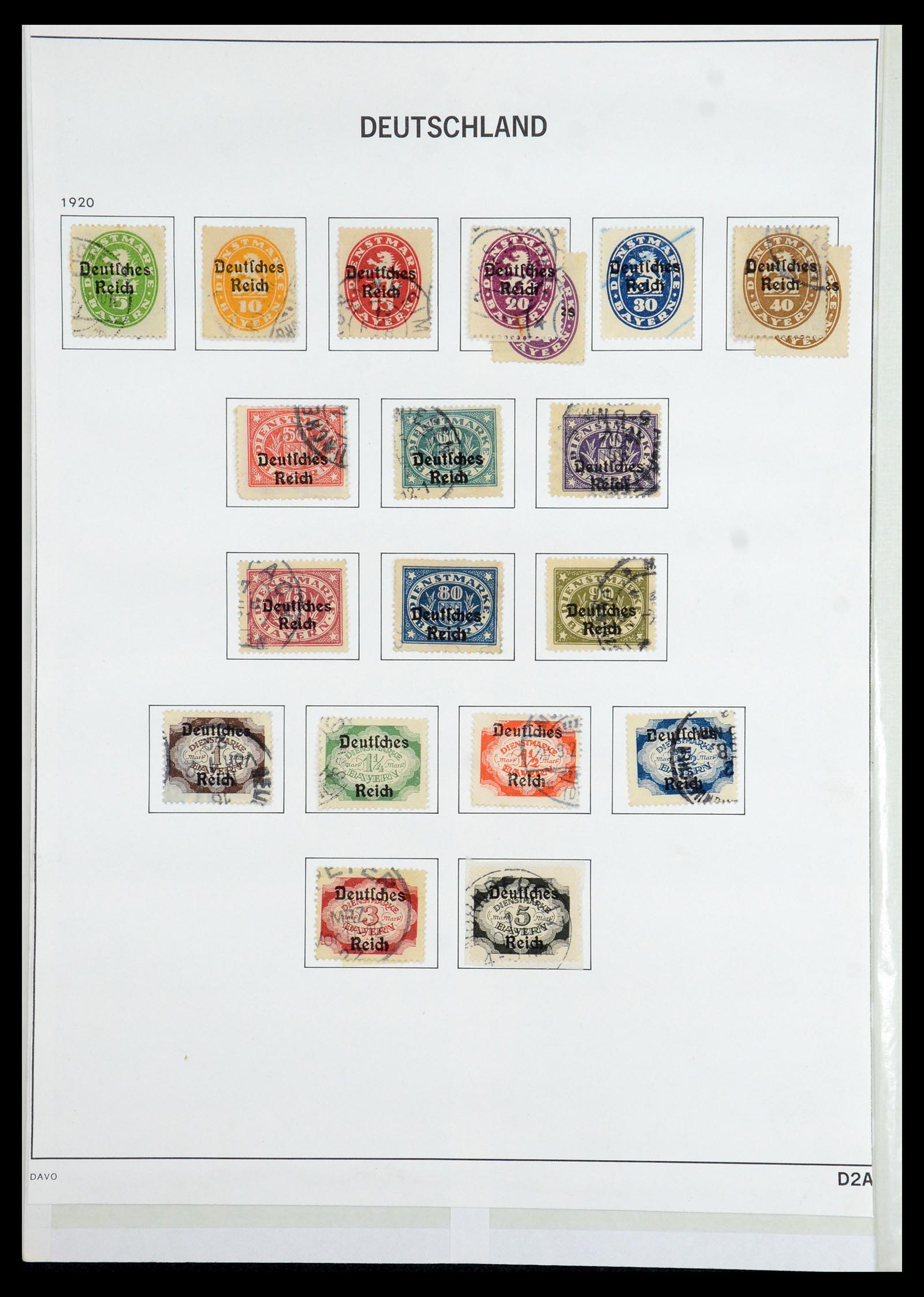 35775 069 - Postzegelverzameling 35775 Duitse Rijk 1872-1945.