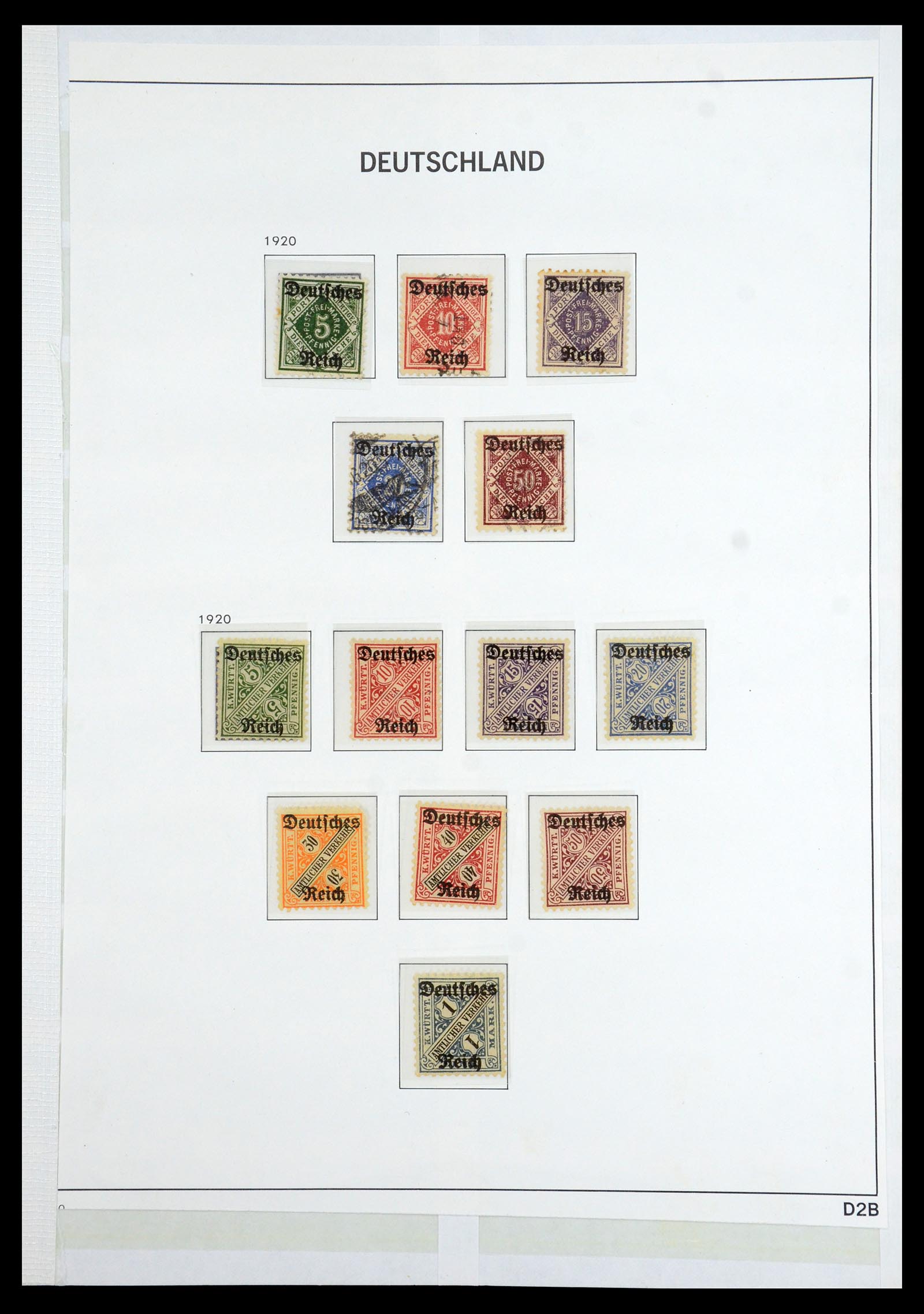 35775 070 - Postzegelverzameling 35775 Duitse Rijk 1872-1945.