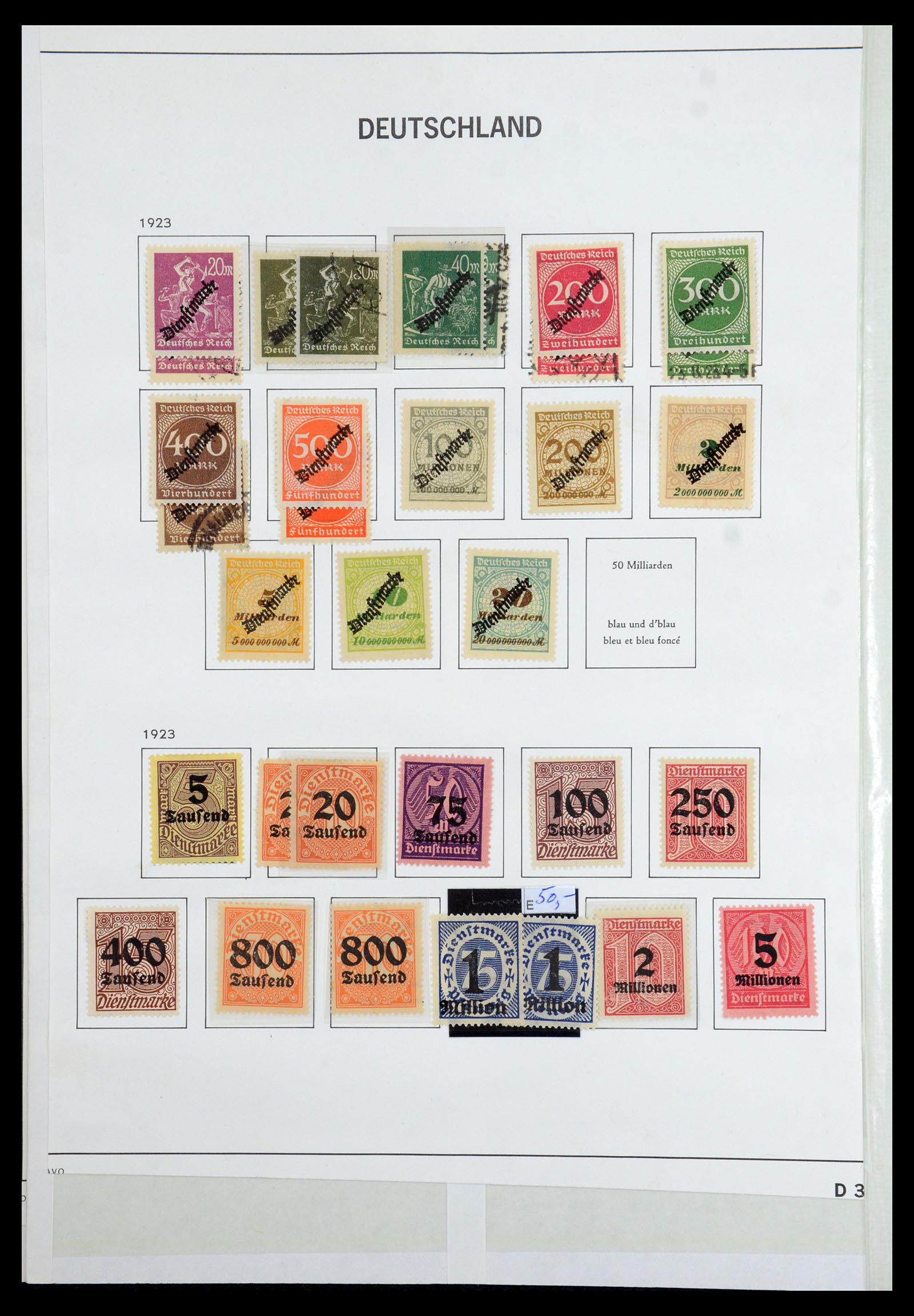 35775 071 - Postzegelverzameling 35775 Duitse Rijk 1872-1945.