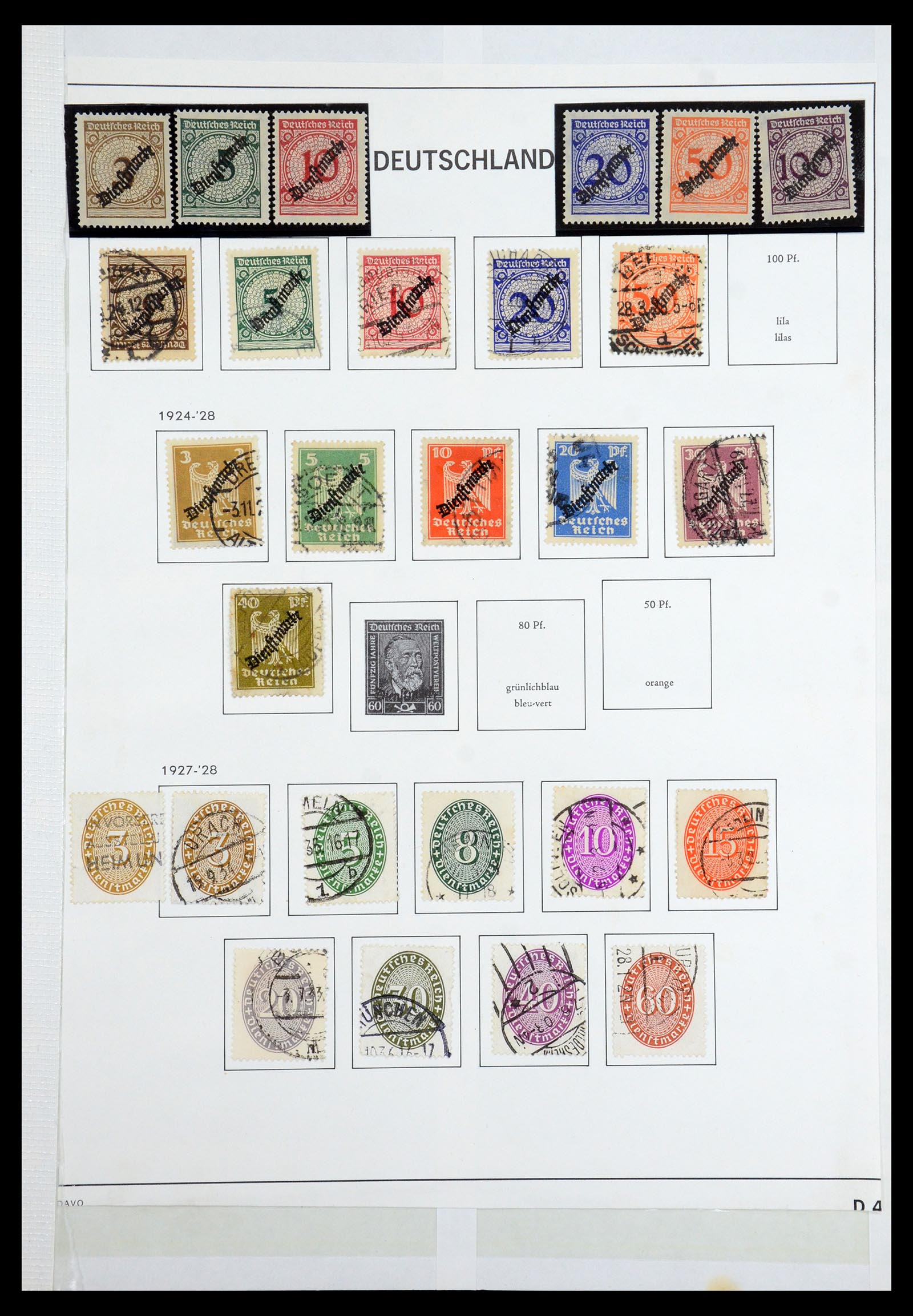 35775 072 - Postzegelverzameling 35775 Duitse Rijk 1872-1945.