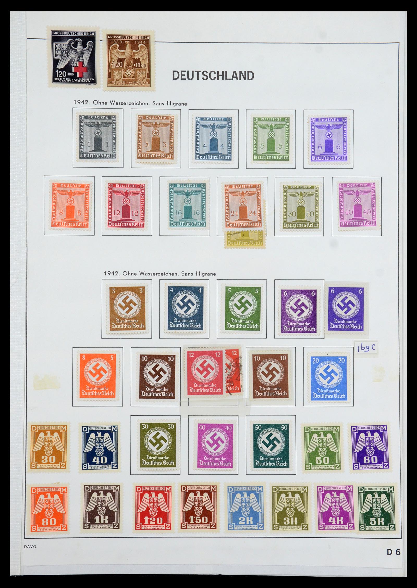 35775 074 - Postzegelverzameling 35775 Duitse Rijk 1872-1945.