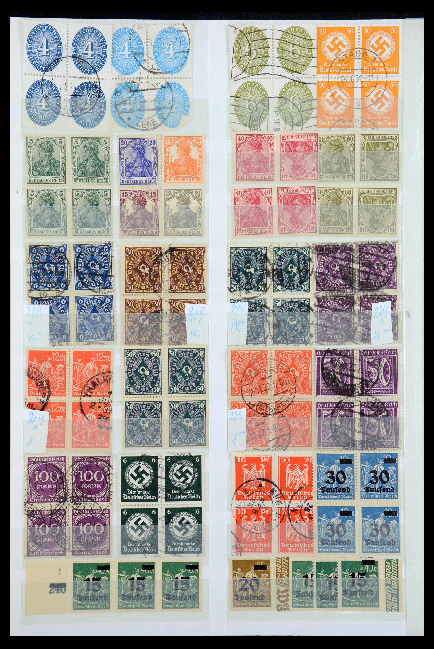 35775 085 - Postzegelverzameling 35775 Duitse Rijk 1872-1945.