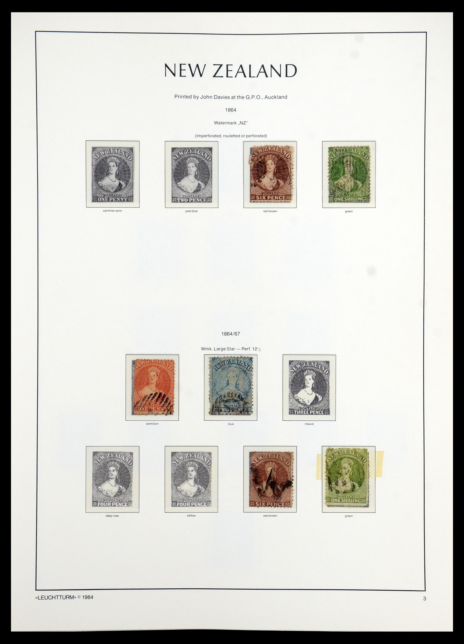 35776 002 - Postzegelverzameling 35776 Nieuw Zeeland 1858-1994.