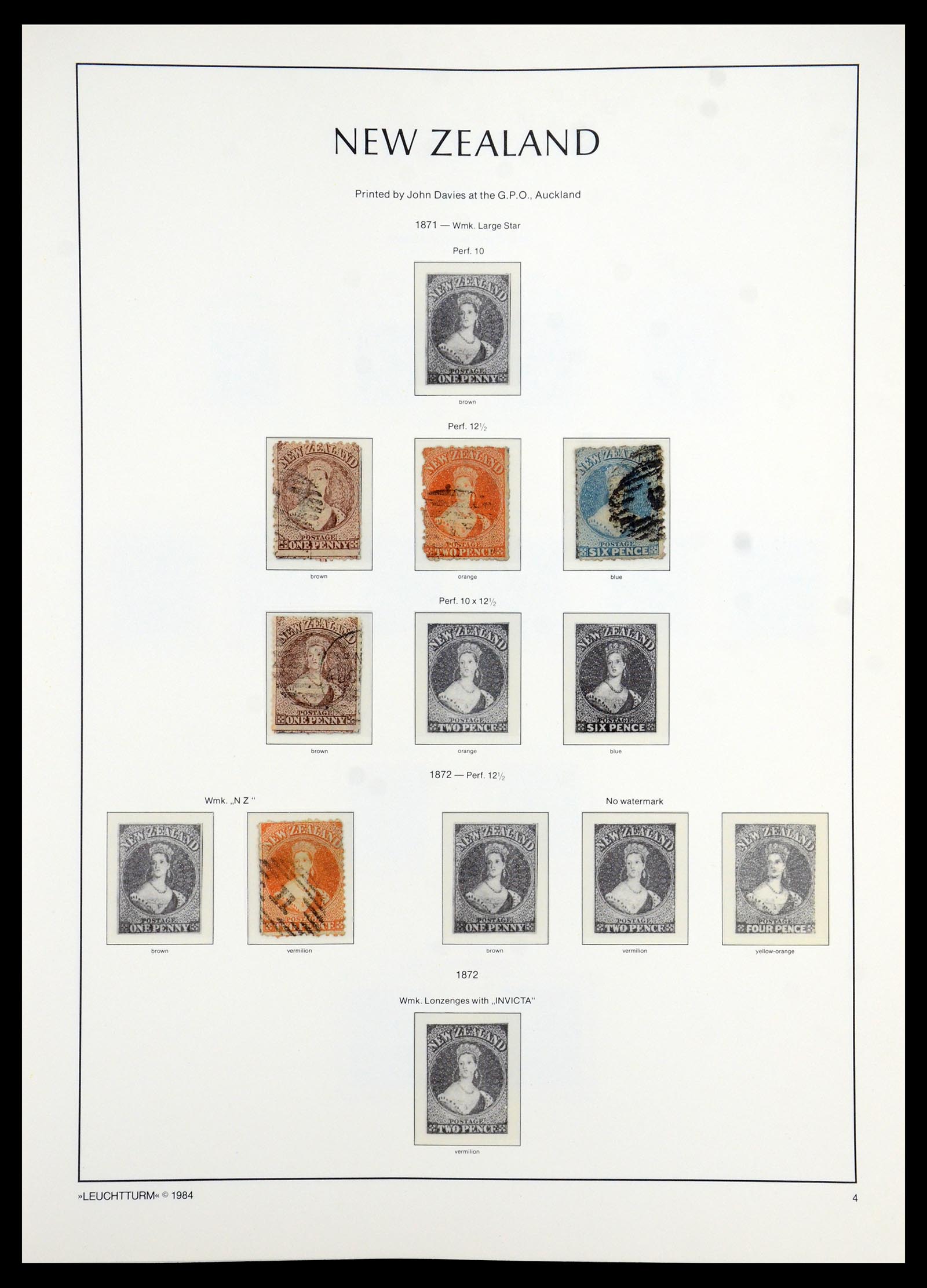 35776 003 - Postzegelverzameling 35776 Nieuw Zeeland 1858-1994.