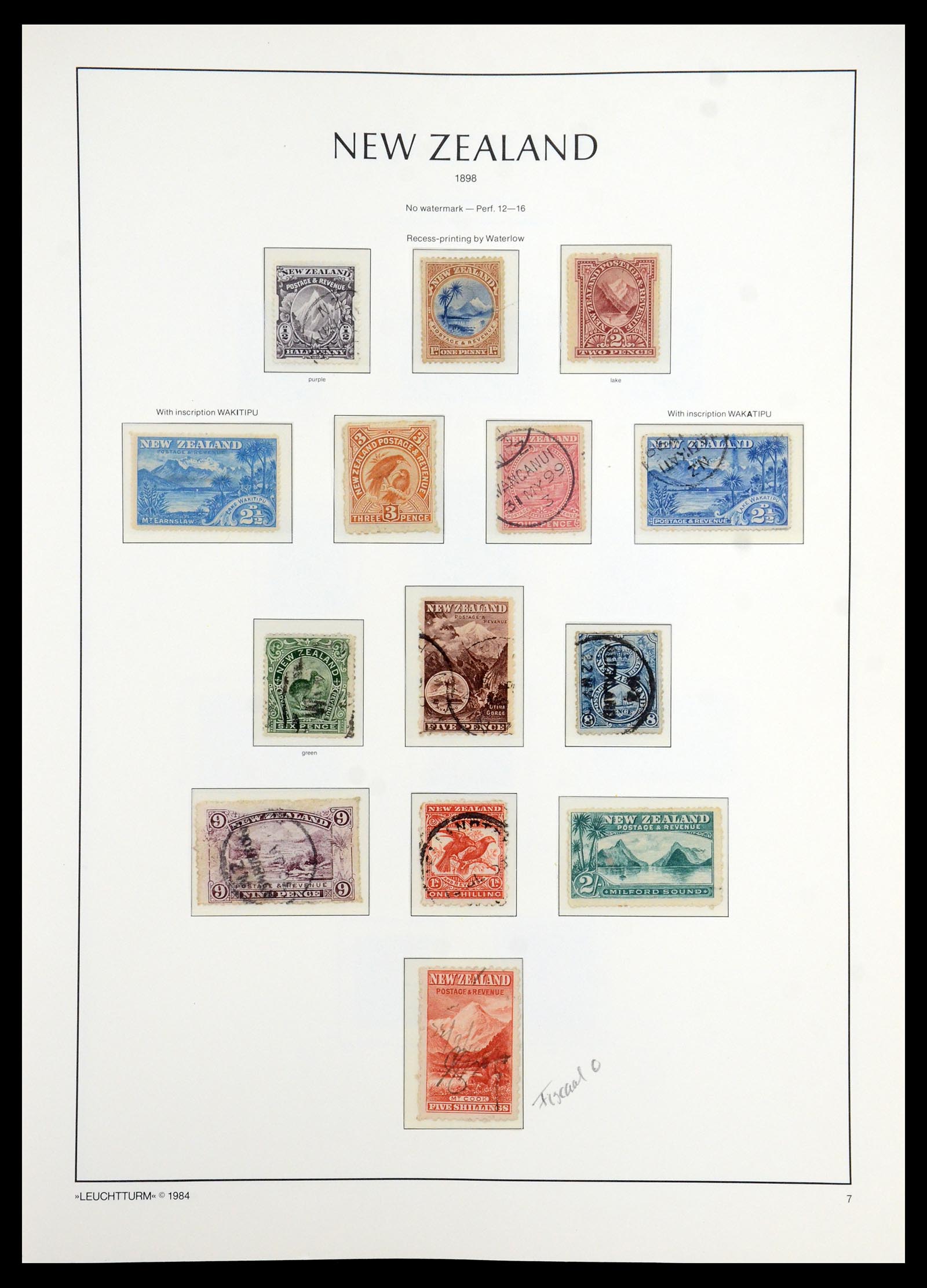 35776 006 - Stamp Collection 35776 New Zealand 1858-1994.