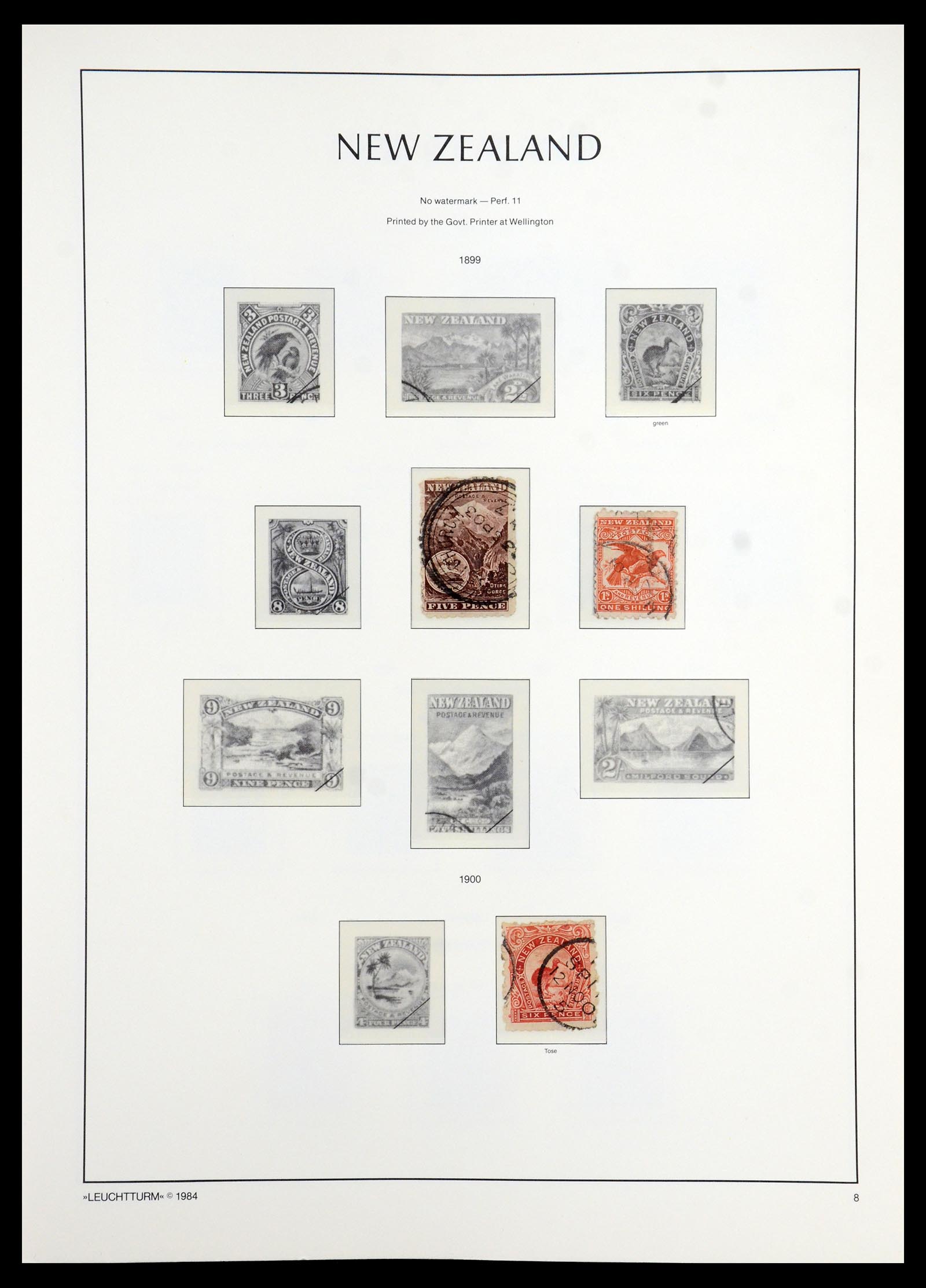 35776 007 - Stamp Collection 35776 New Zealand 1858-1994.