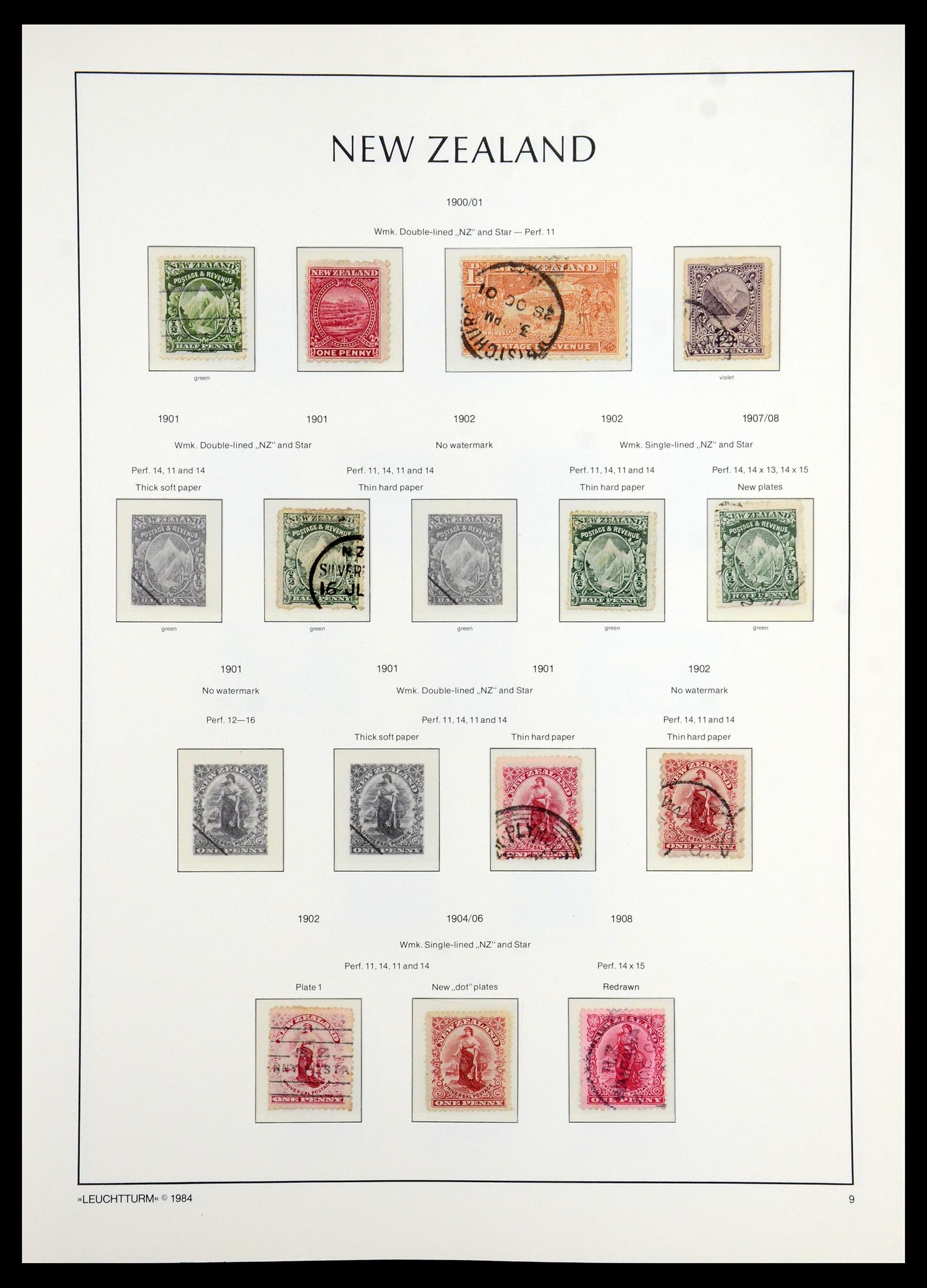 35776 008 - Stamp Collection 35776 New Zealand 1858-1994.
