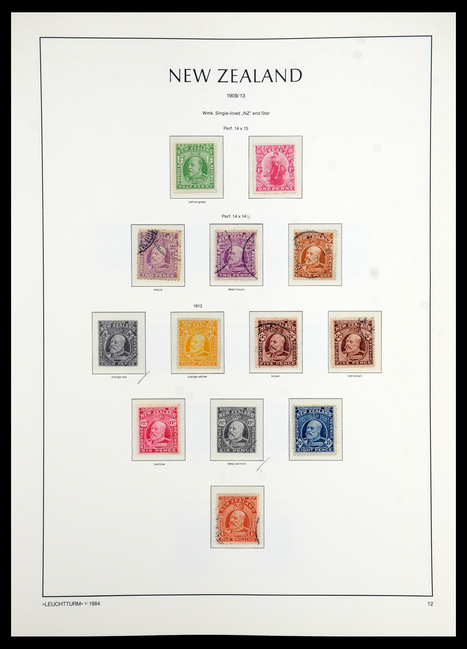 35776 011 - Stamp Collection 35776 New Zealand 1858-1994.