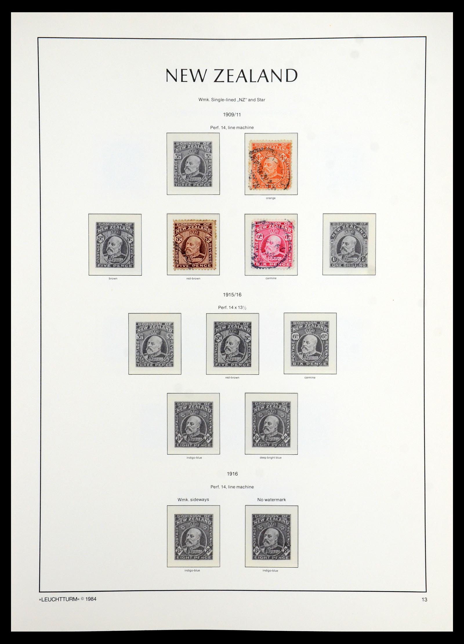 35776 012 - Stamp Collection 35776 New Zealand 1858-1994.