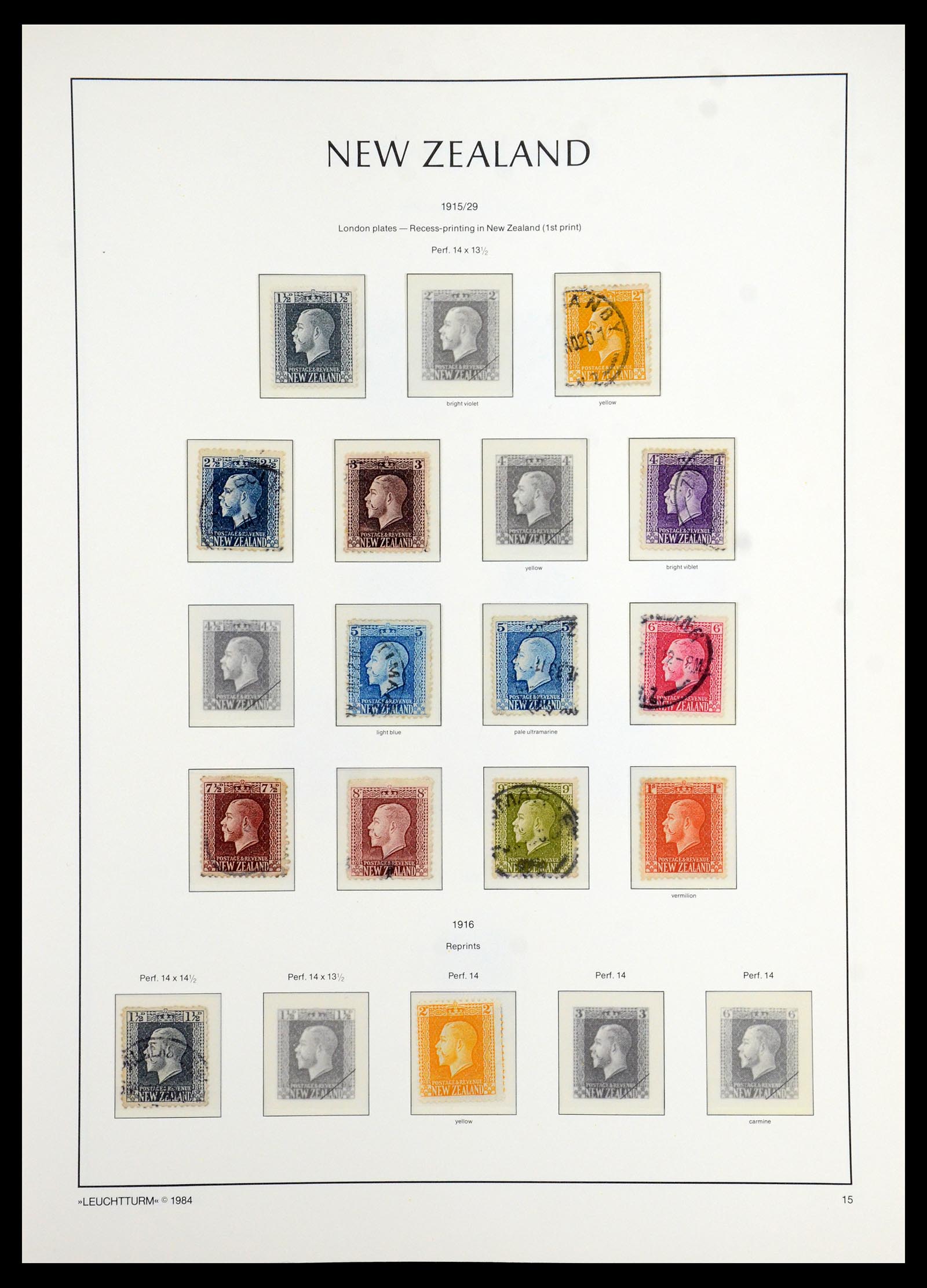 35776 014 - Postzegelverzameling 35776 Nieuw Zeeland 1858-1994.