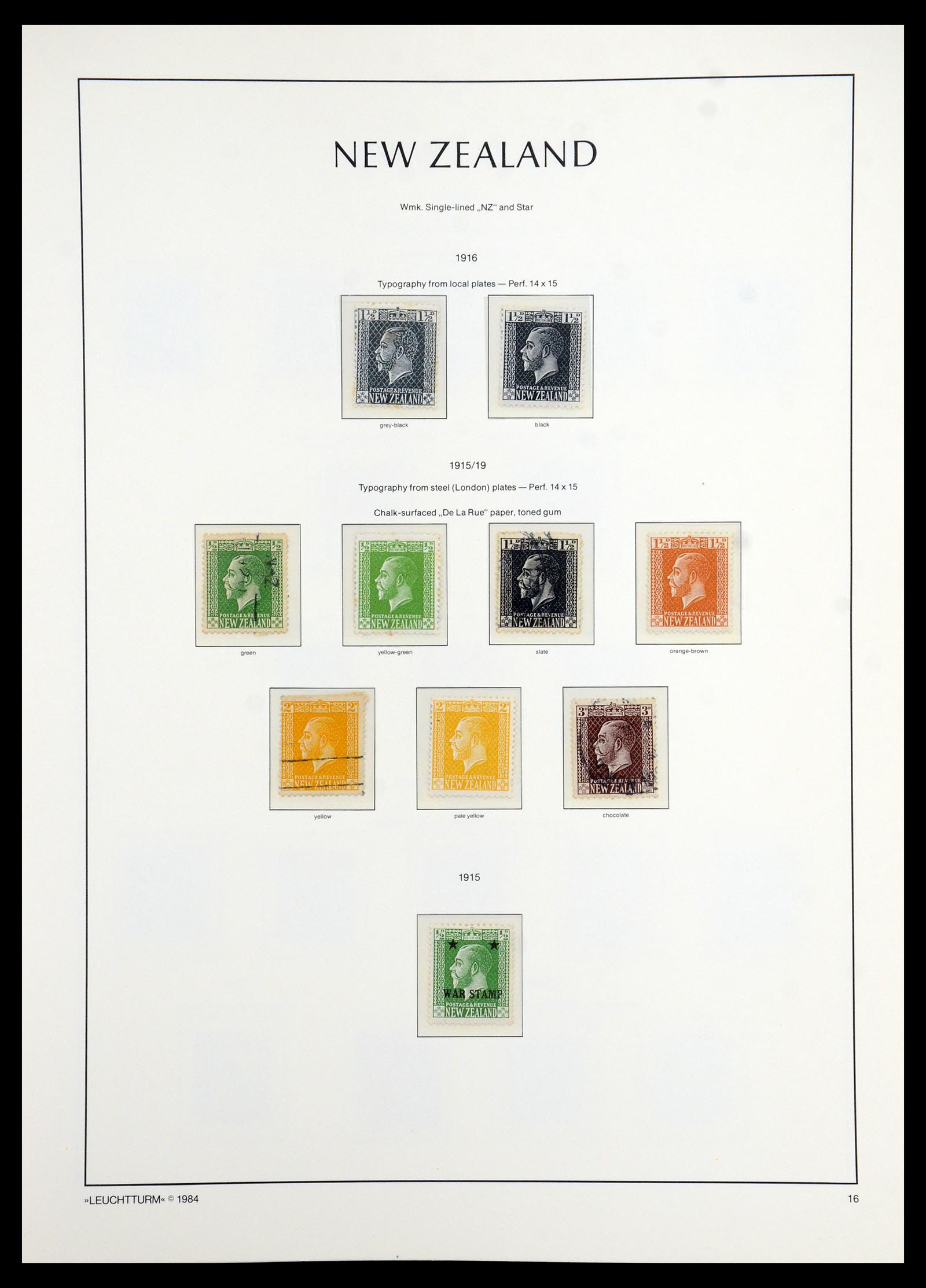 35776 015 - Postzegelverzameling 35776 Nieuw Zeeland 1858-1994.