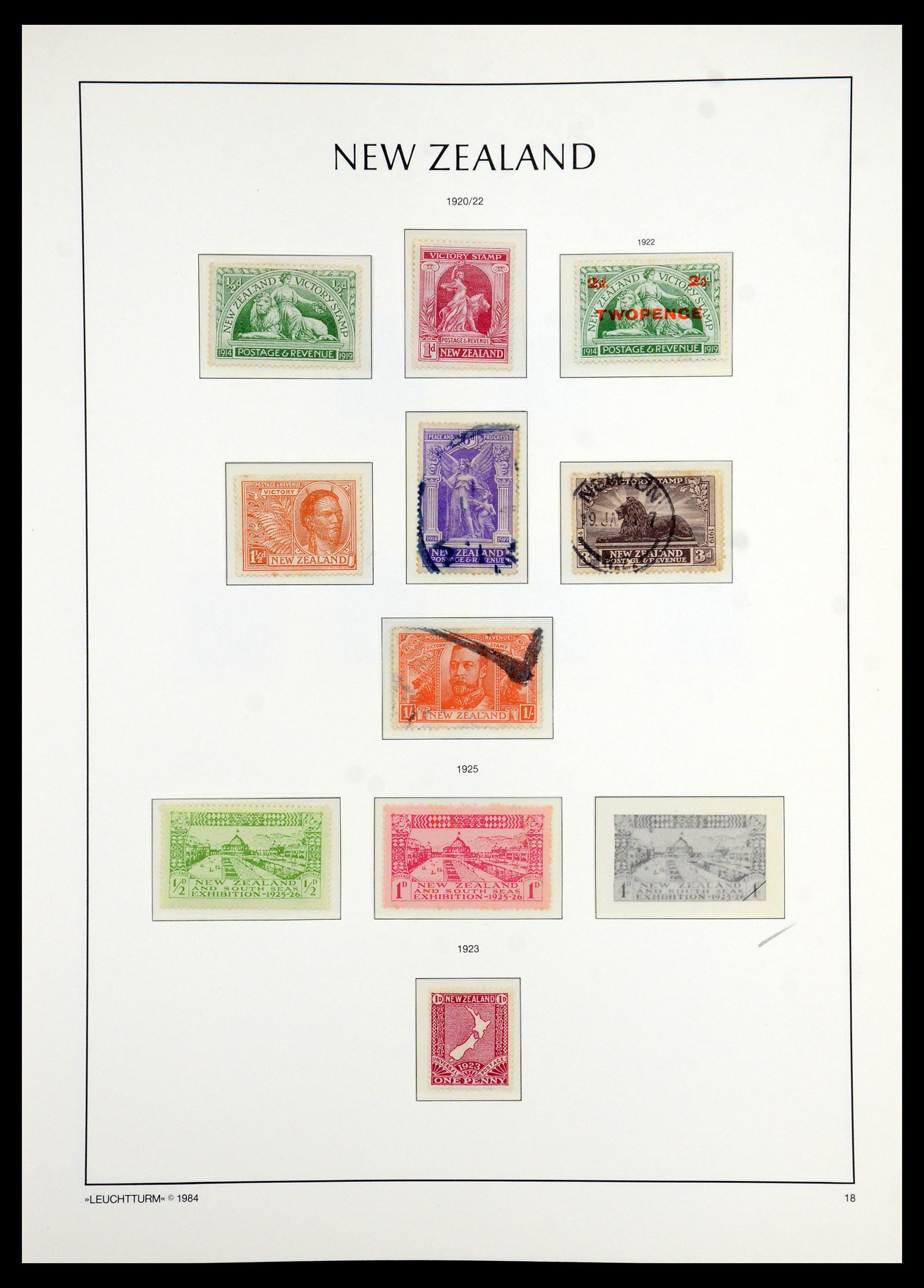 35776 017 - Postzegelverzameling 35776 Nieuw Zeeland 1858-1994.