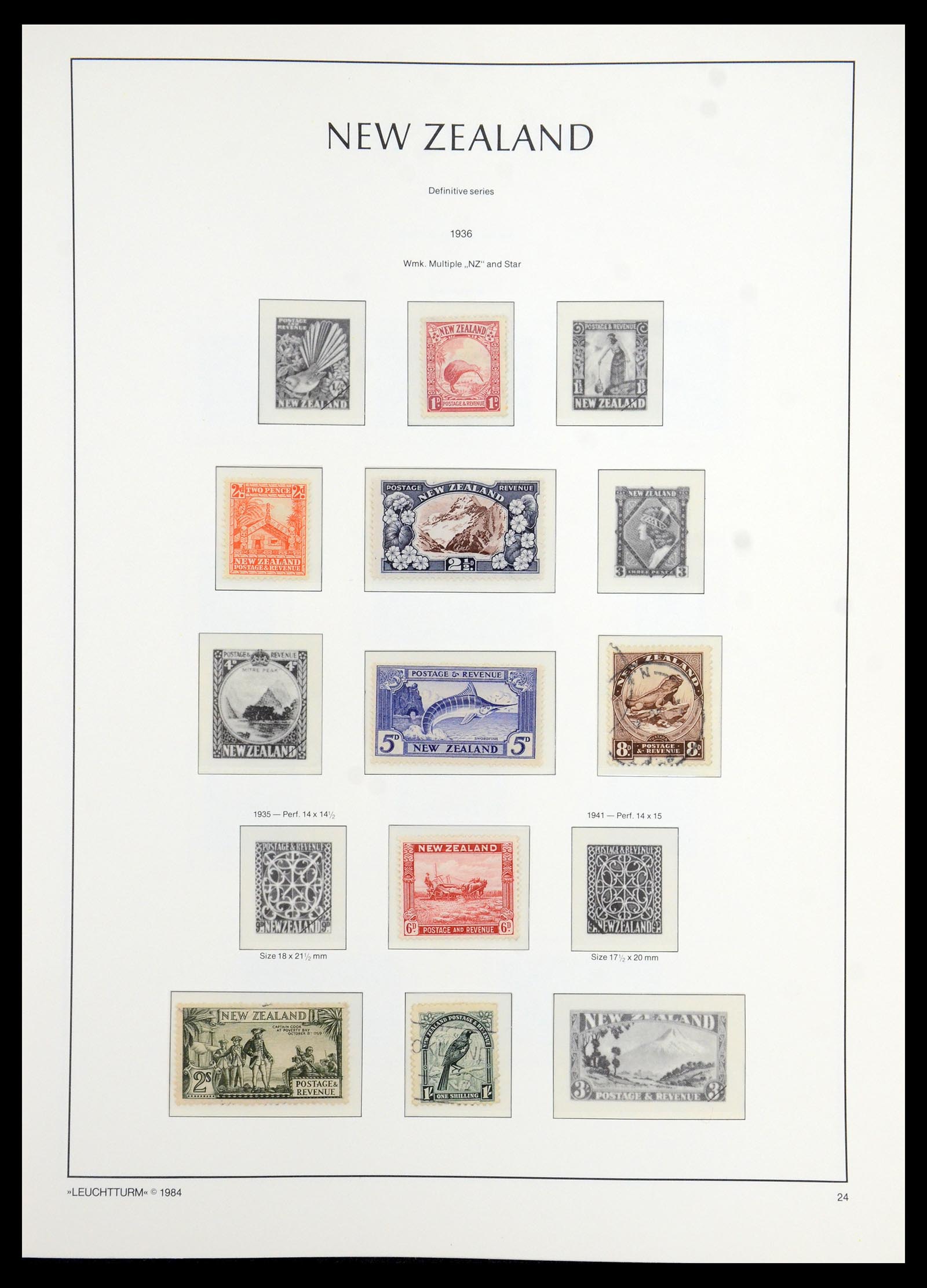 35776 022 - Postzegelverzameling 35776 Nieuw Zeeland 1858-1994.