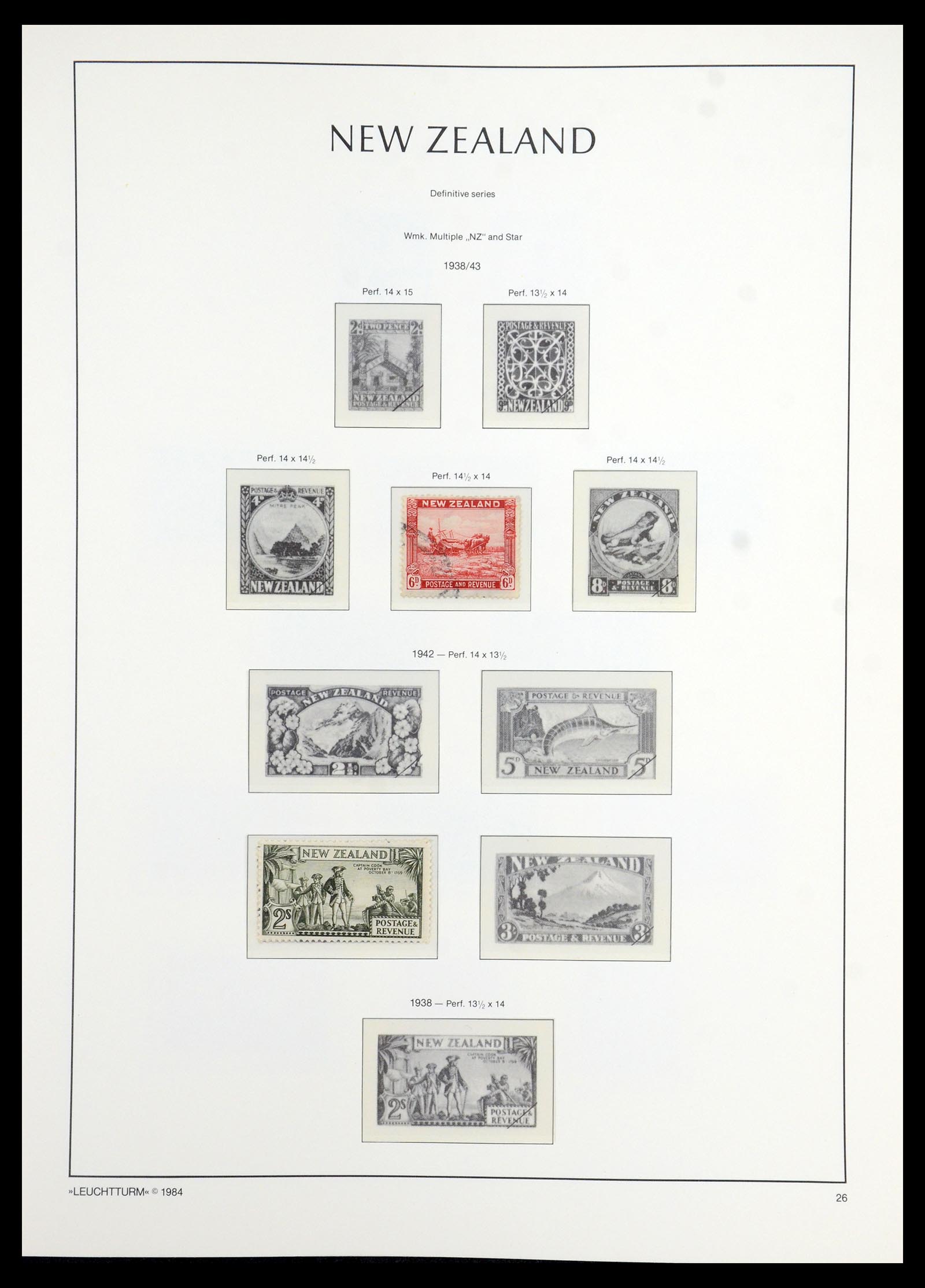 35776 023 - Stamp Collection 35776 New Zealand 1858-1994.