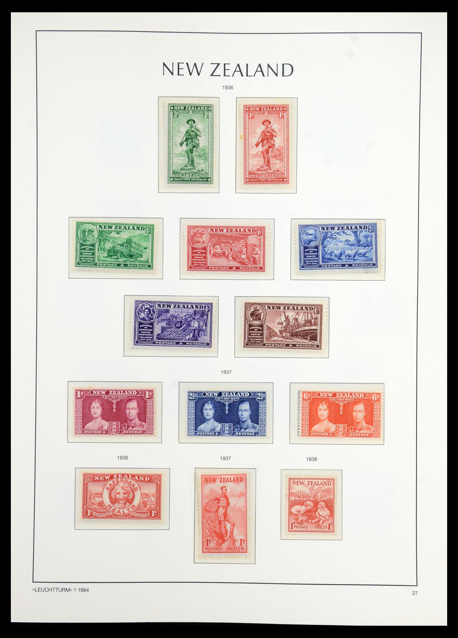 35776 024 - Postzegelverzameling 35776 Nieuw Zeeland 1858-1994.