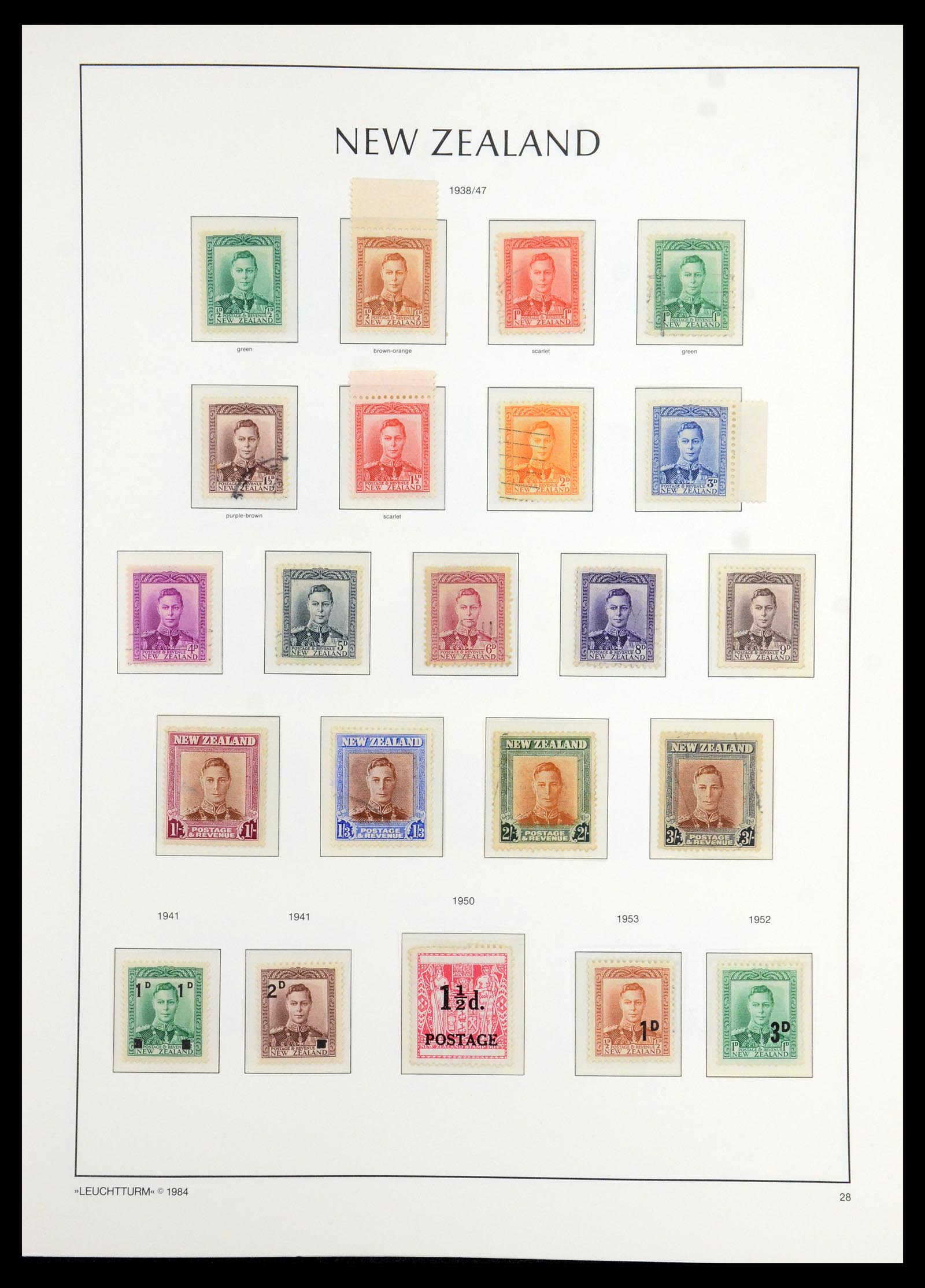 35776 025 - Stamp Collection 35776 New Zealand 1858-1994.