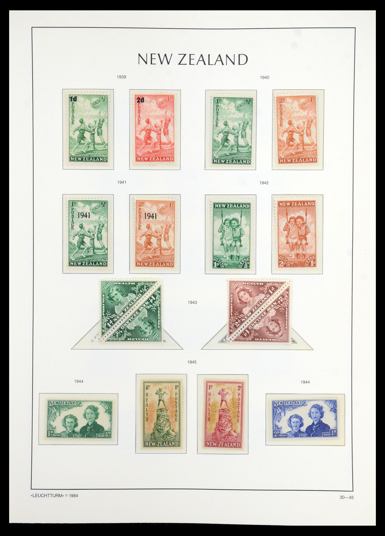 35776 027 - Postzegelverzameling 35776 Nieuw Zeeland 1858-1994.