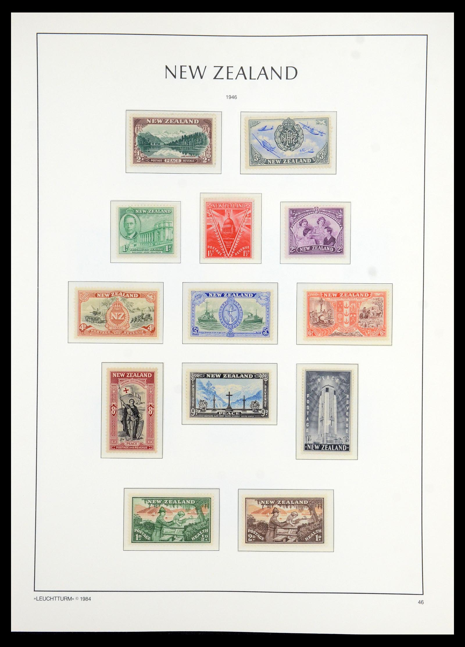 35776 028 - Postzegelverzameling 35776 Nieuw Zeeland 1858-1994.