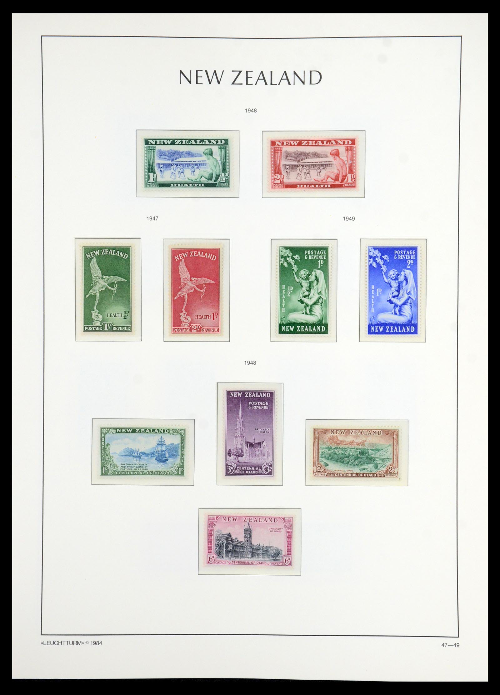 35776 029 - Postzegelverzameling 35776 Nieuw Zeeland 1858-1994.