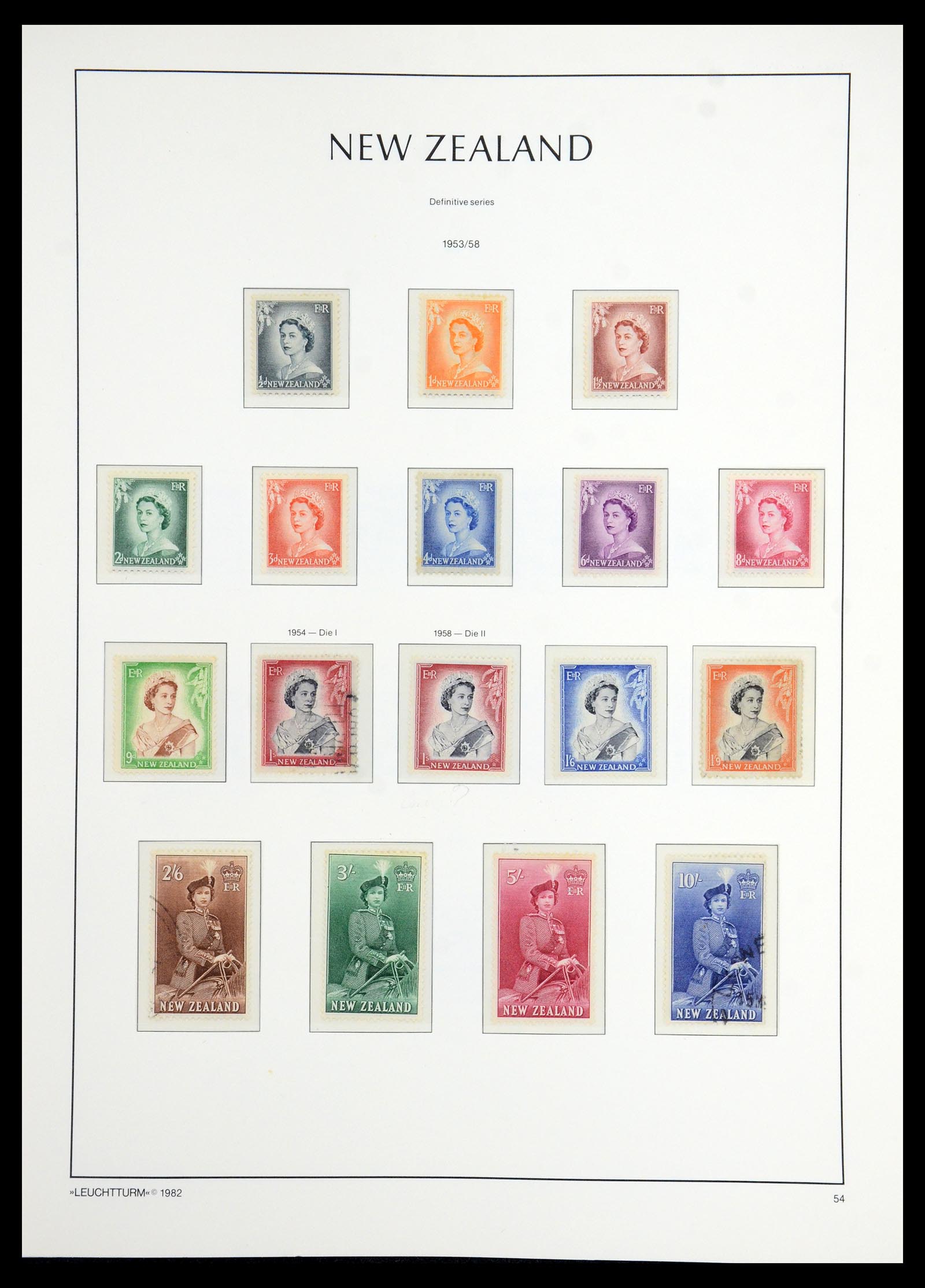 35776 032 - Stamp Collection 35776 New Zealand 1858-1994.