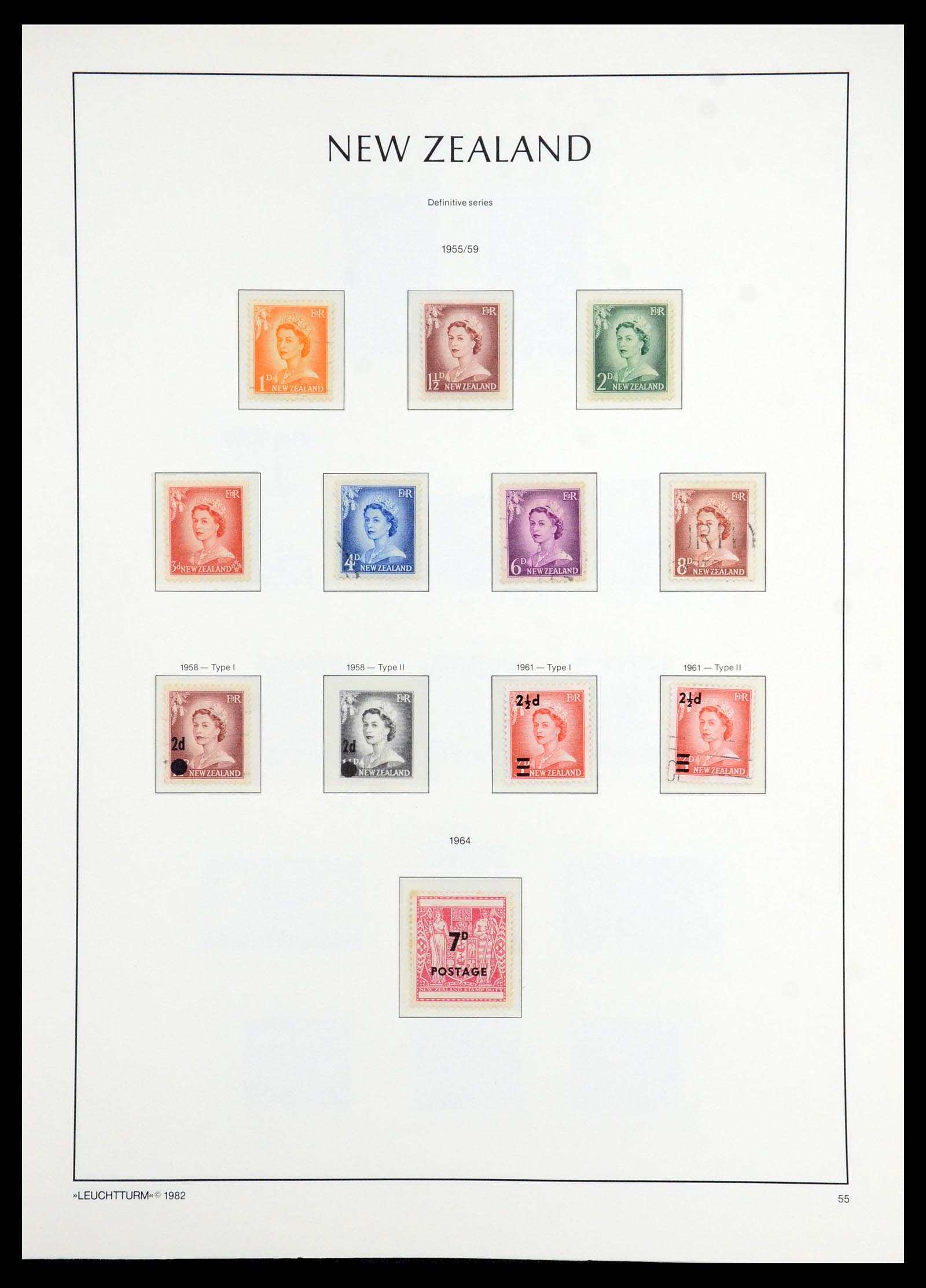 35776 033 - Stamp Collection 35776 New Zealand 1858-1994.