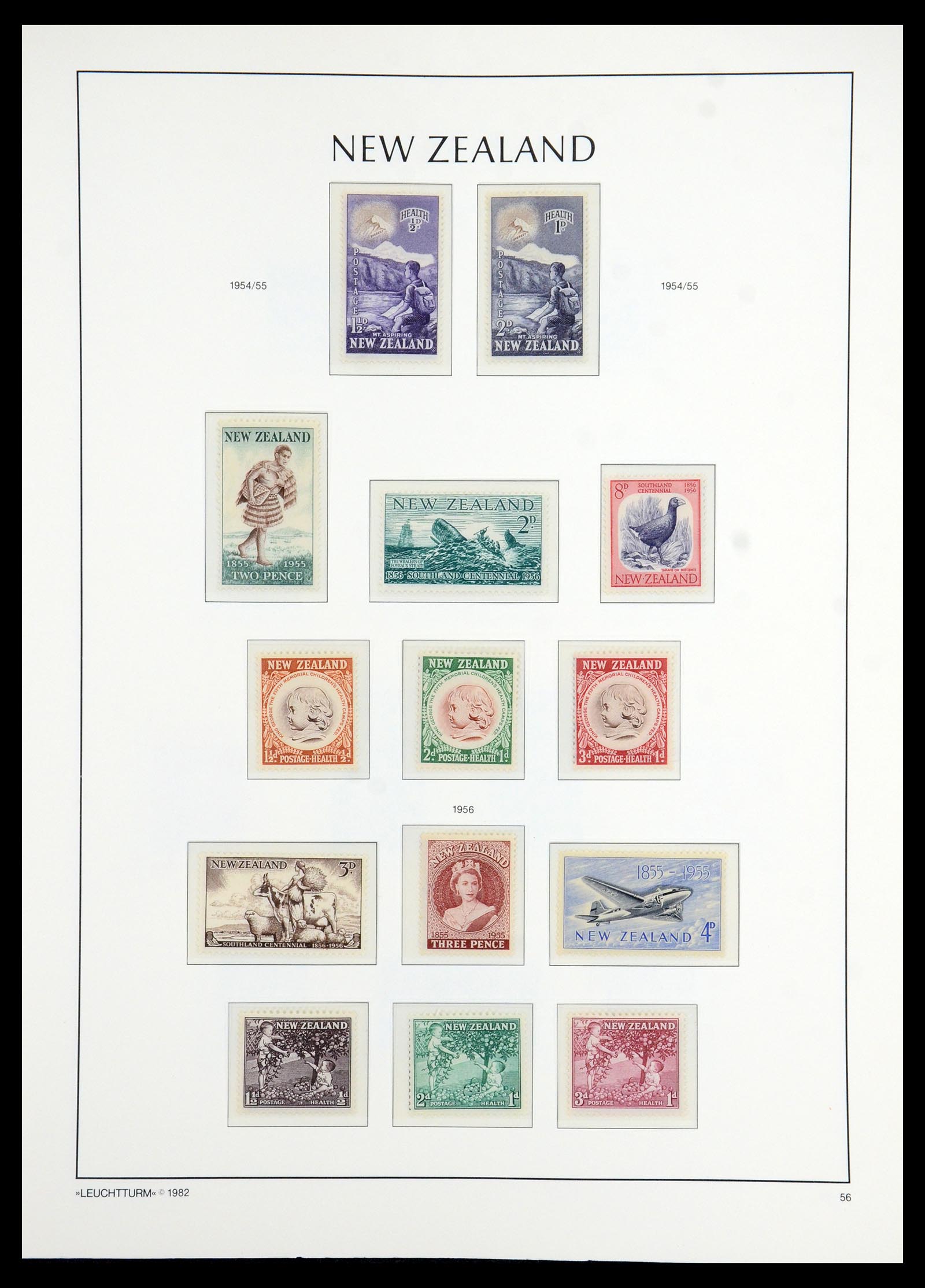 35776 034 - Stamp Collection 35776 New Zealand 1858-1994.