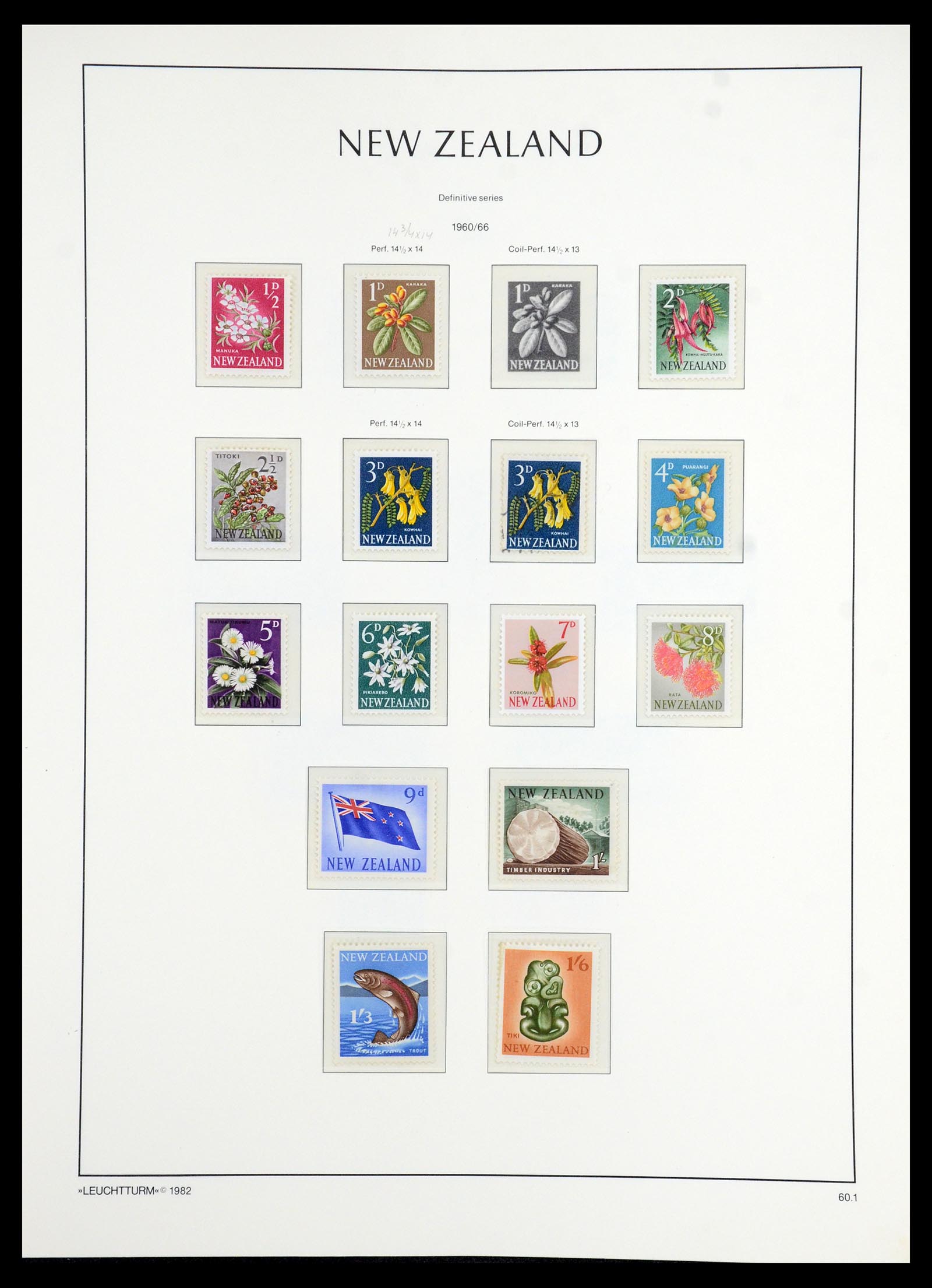 35776 037 - Postzegelverzameling 35776 Nieuw Zeeland 1858-1994.