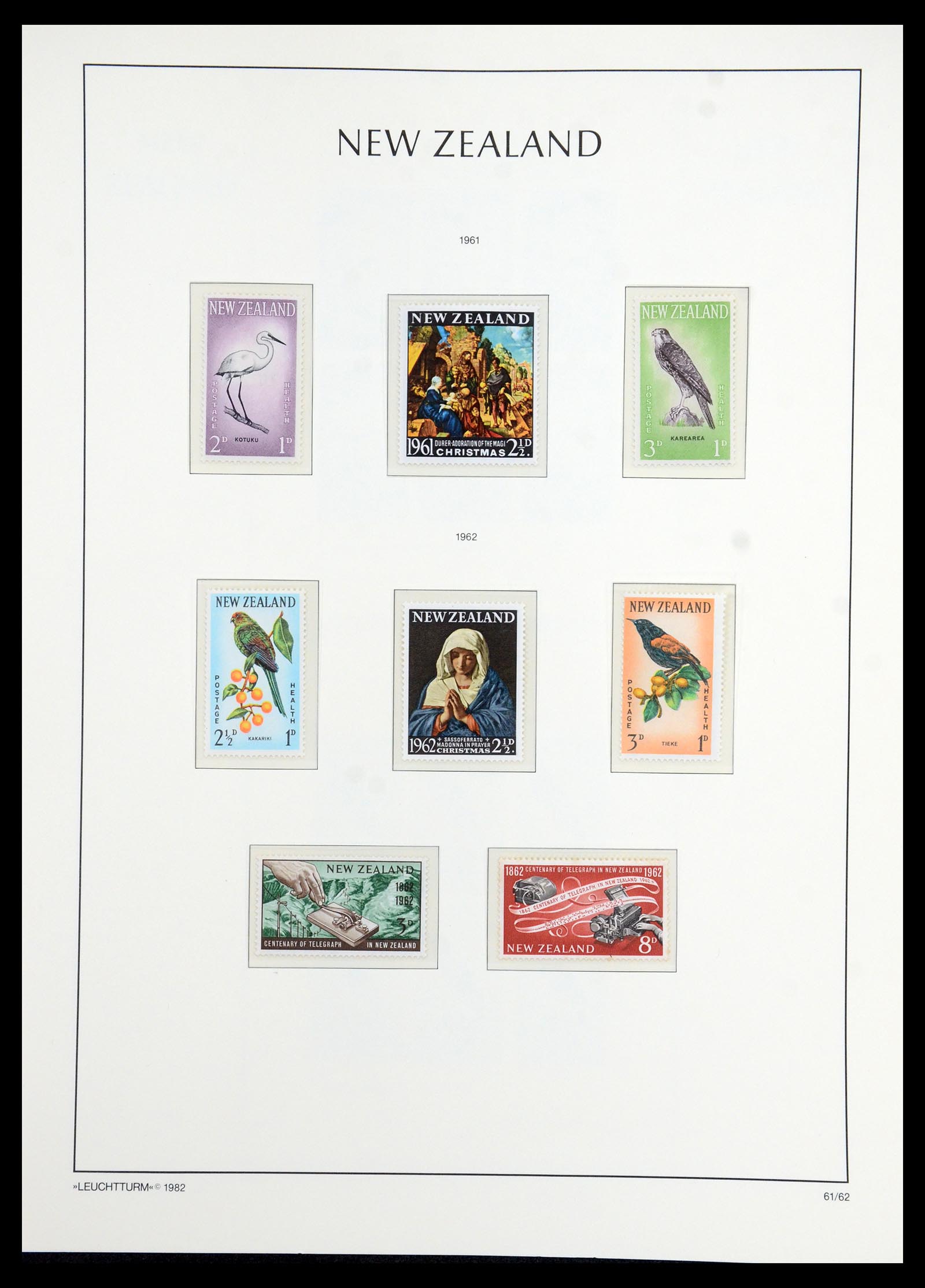 35776 040 - Postzegelverzameling 35776 Nieuw Zeeland 1858-1994.