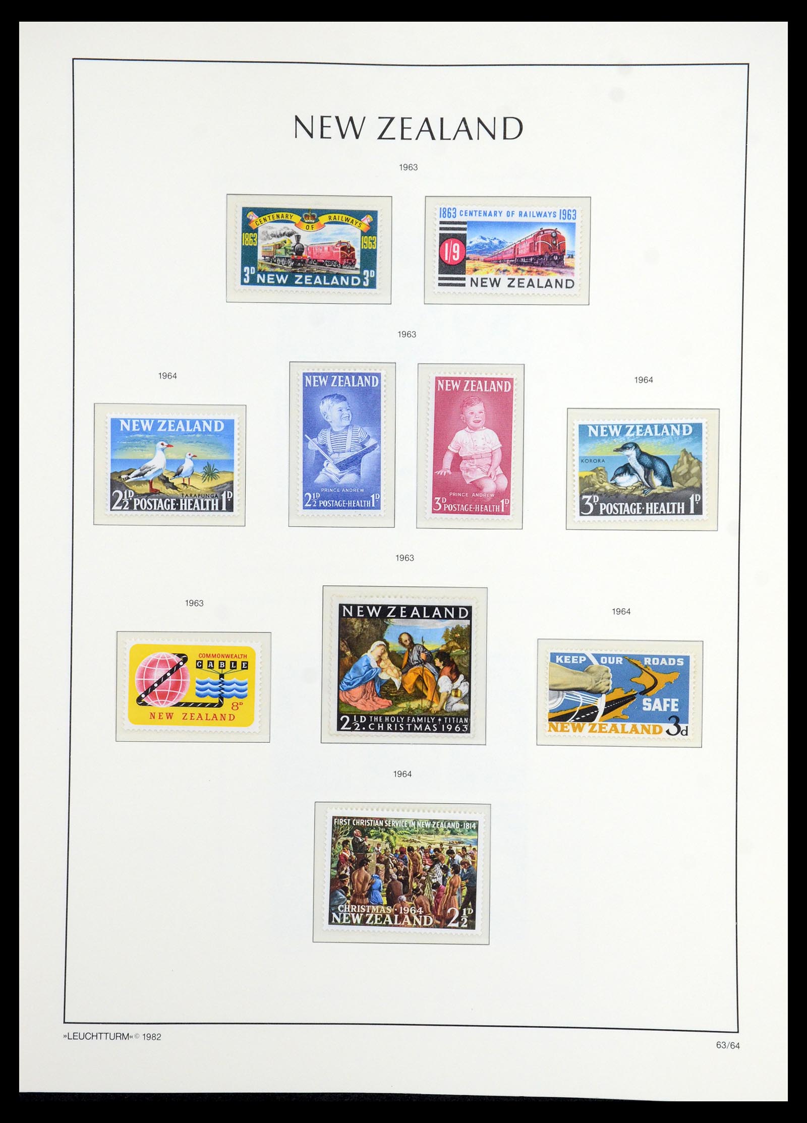 35776 041 - Postzegelverzameling 35776 Nieuw Zeeland 1858-1994.