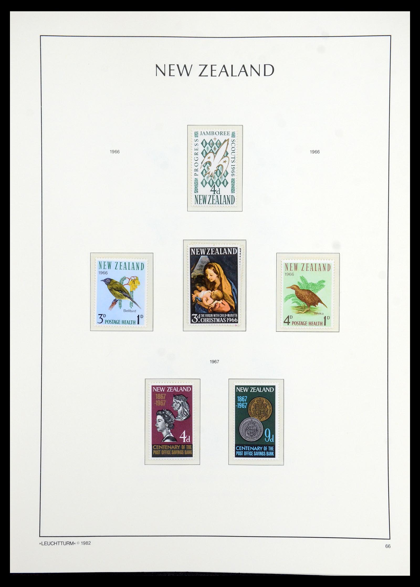 35776 043 - Postzegelverzameling 35776 Nieuw Zeeland 1858-1994.