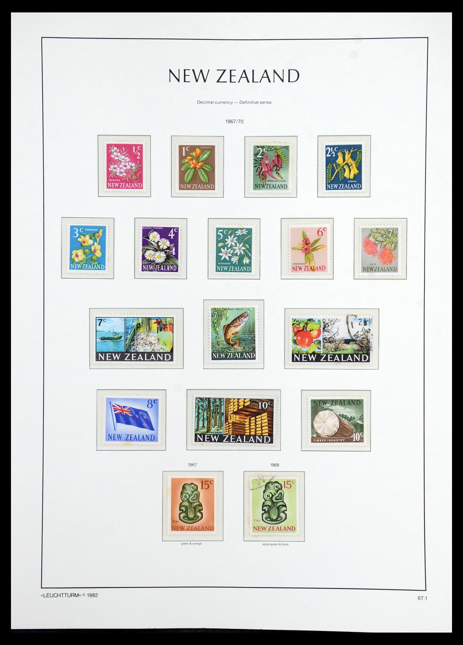 35776 044 - Postzegelverzameling 35776 Nieuw Zeeland 1858-1994.