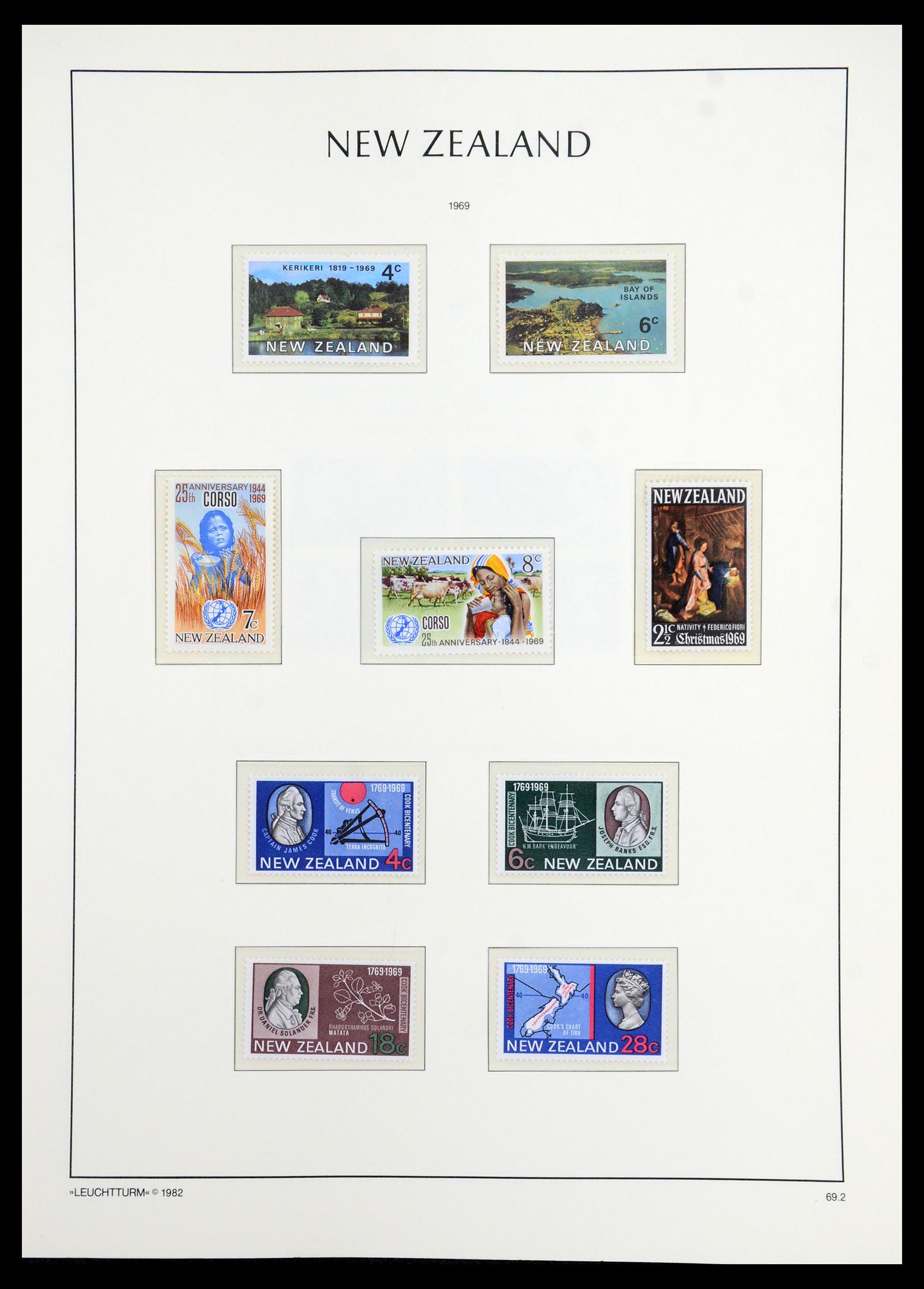 35776 050 - Postzegelverzameling 35776 Nieuw Zeeland 1858-1994.