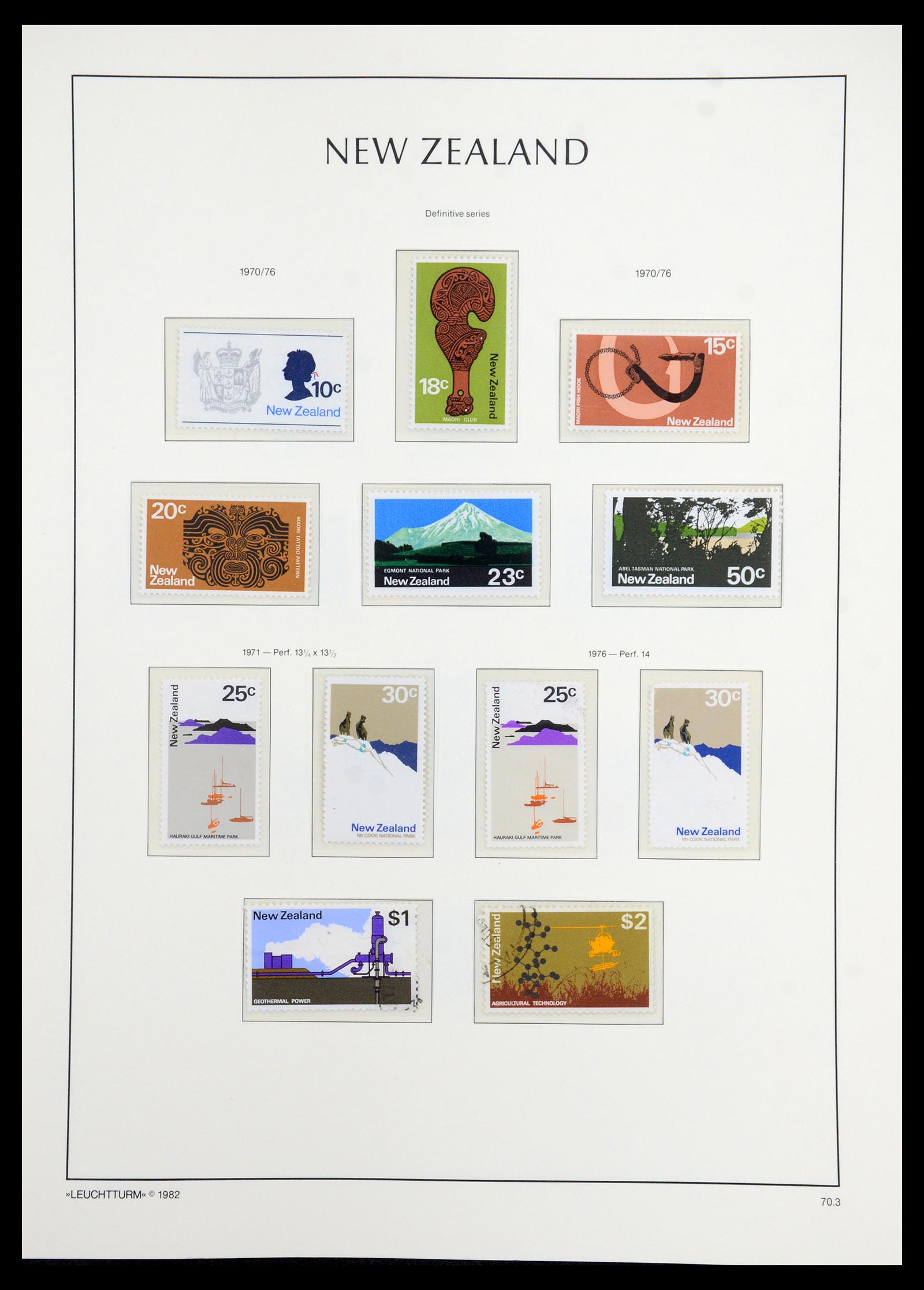 35776 053 - Stamp Collection 35776 New Zealand 1858-1994.
