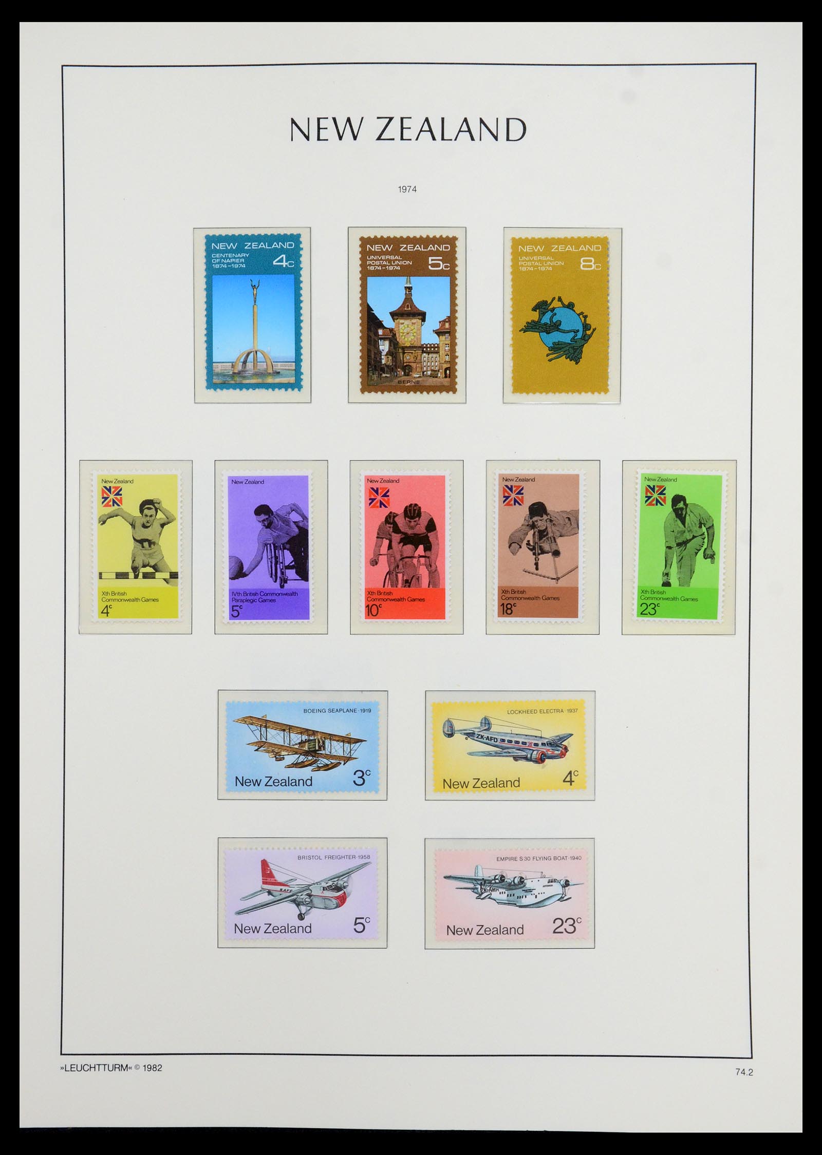 35776 065 - Stamp Collection 35776 New Zealand 1858-1994.