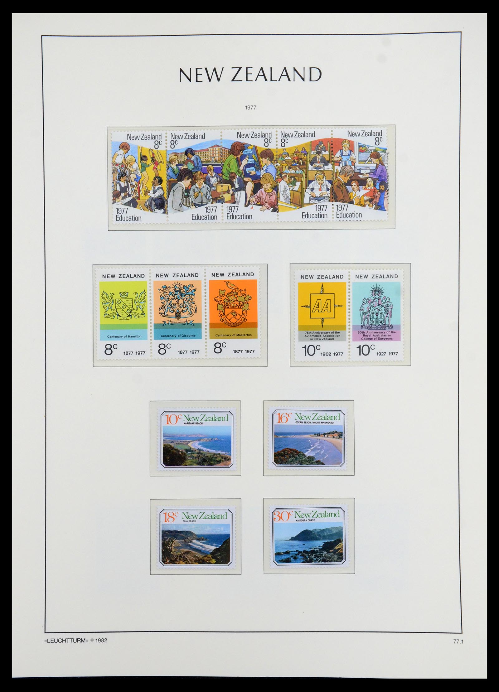 35776 076 - Postzegelverzameling 35776 Nieuw Zeeland 1858-1994.