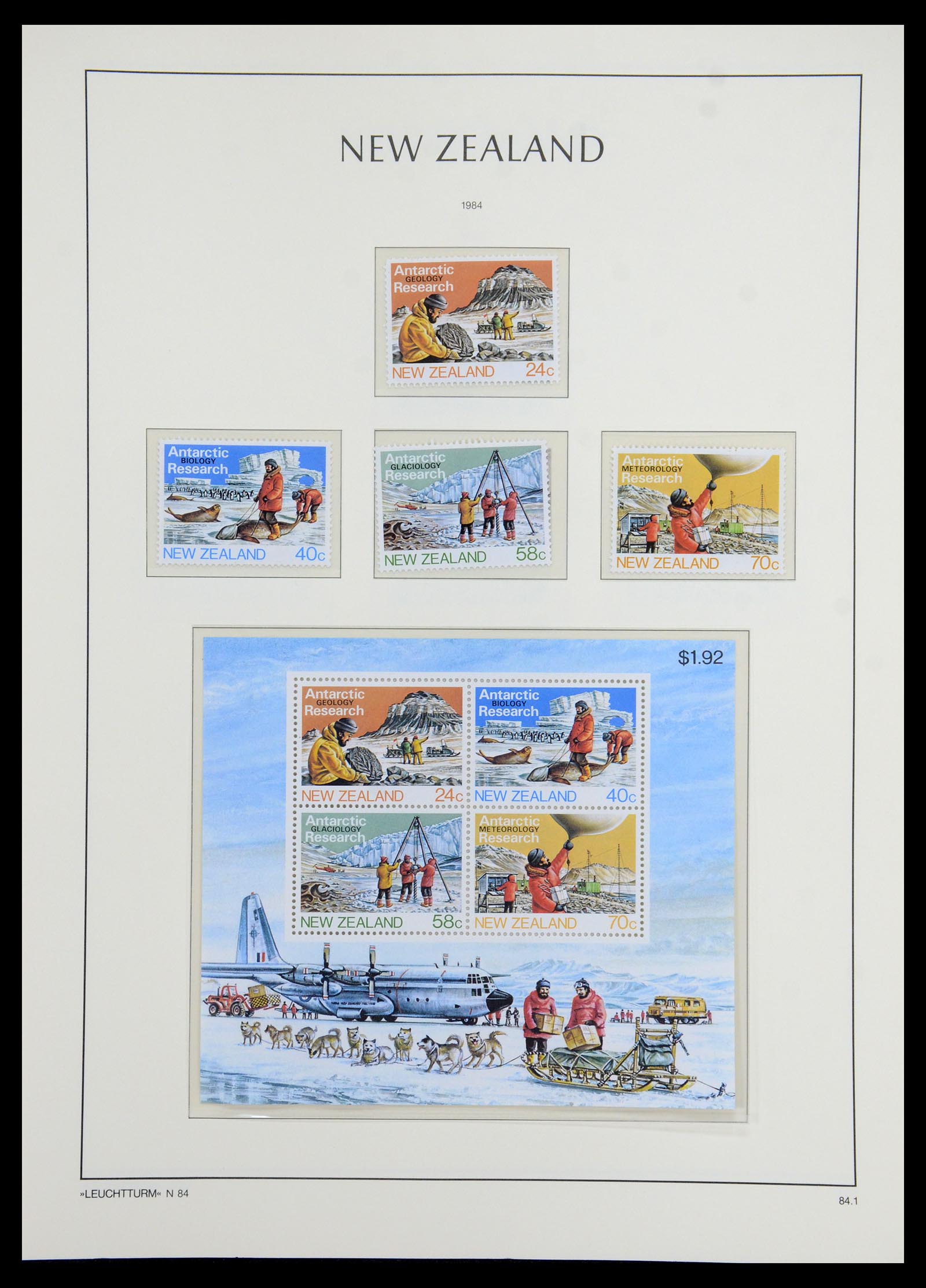 35776 100 - Postzegelverzameling 35776 Nieuw Zeeland 1858-1994.