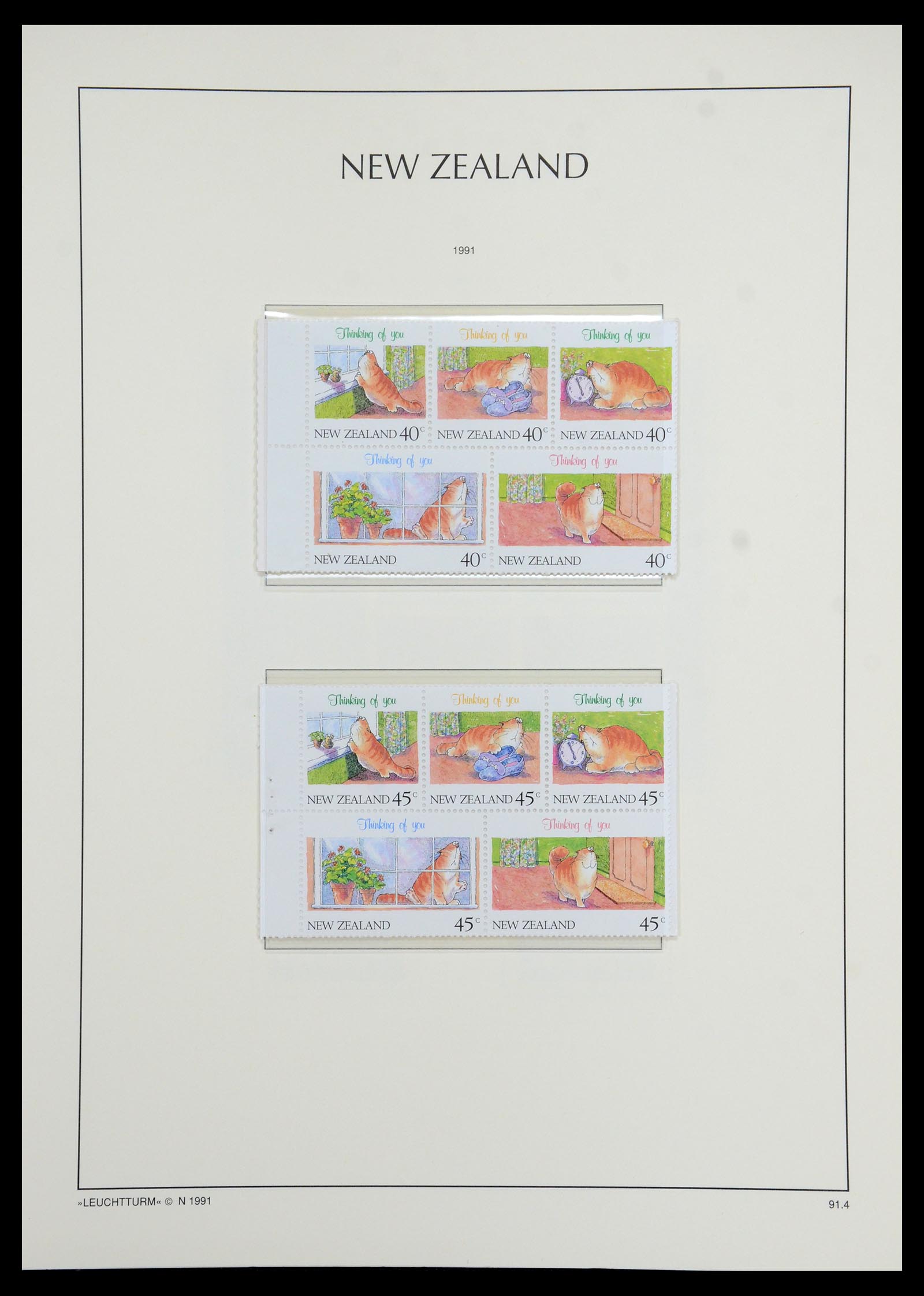 35776 142 - Postzegelverzameling 35776 Nieuw Zeeland 1858-1994.