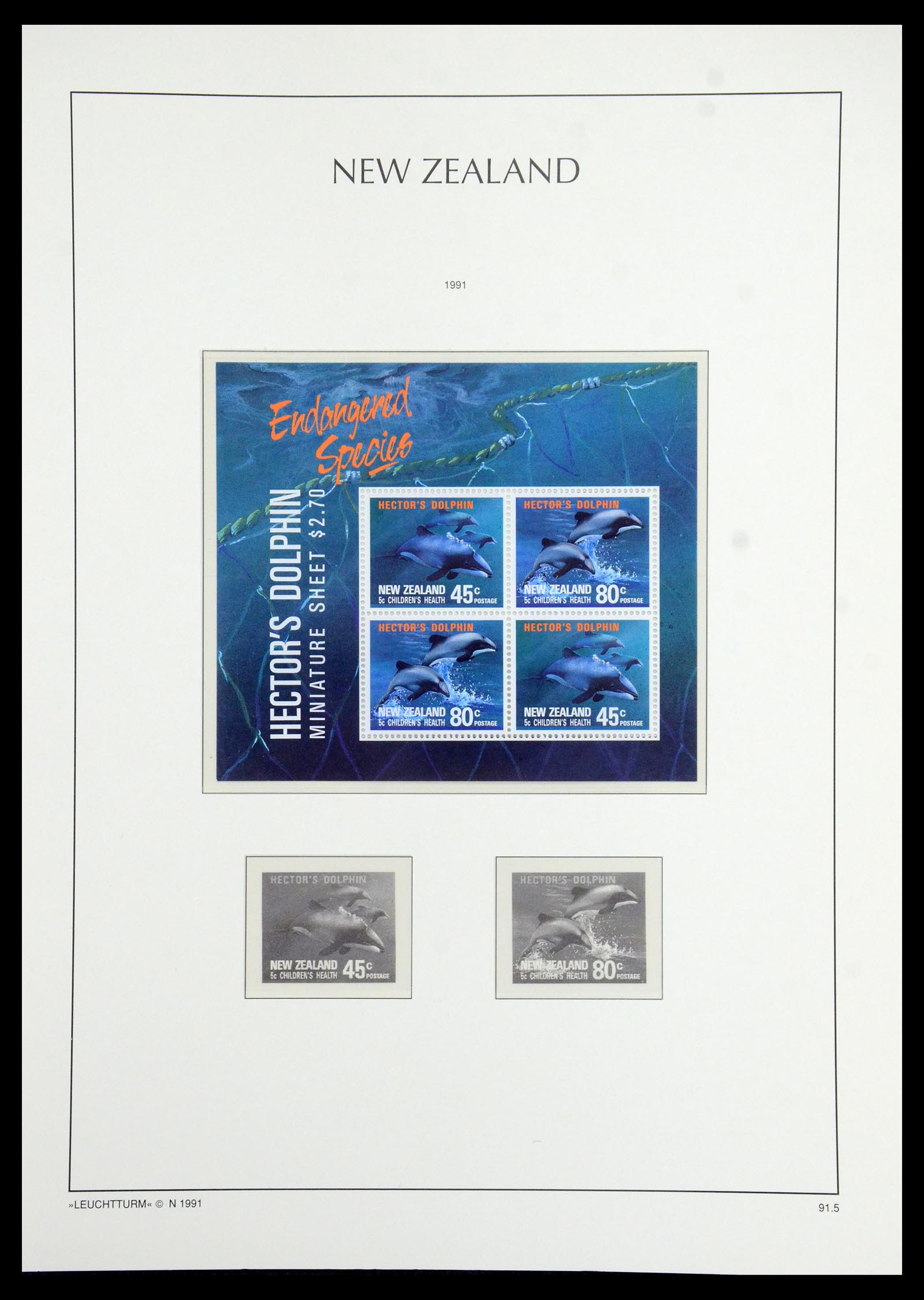 35776 143 - Postzegelverzameling 35776 Nieuw Zeeland 1858-1994.