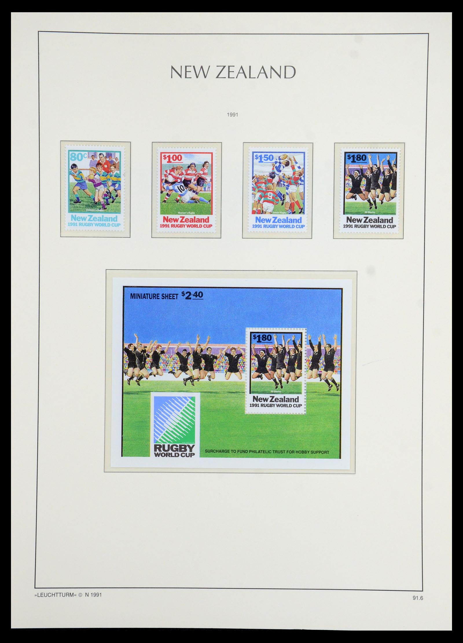 35776 144 - Postzegelverzameling 35776 Nieuw Zeeland 1858-1994.