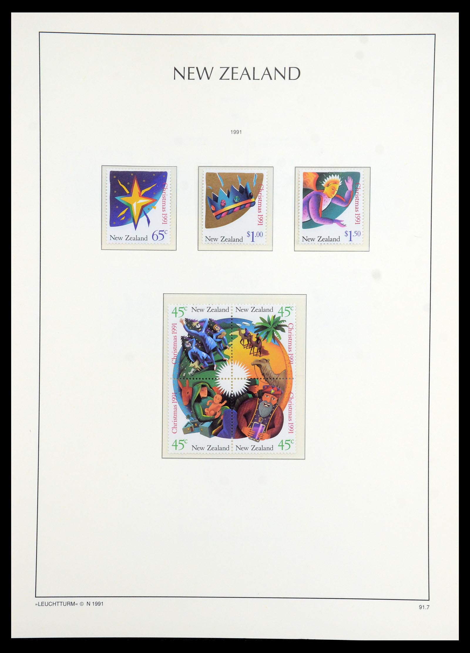 35776 145 - Postzegelverzameling 35776 Nieuw Zeeland 1858-1994.